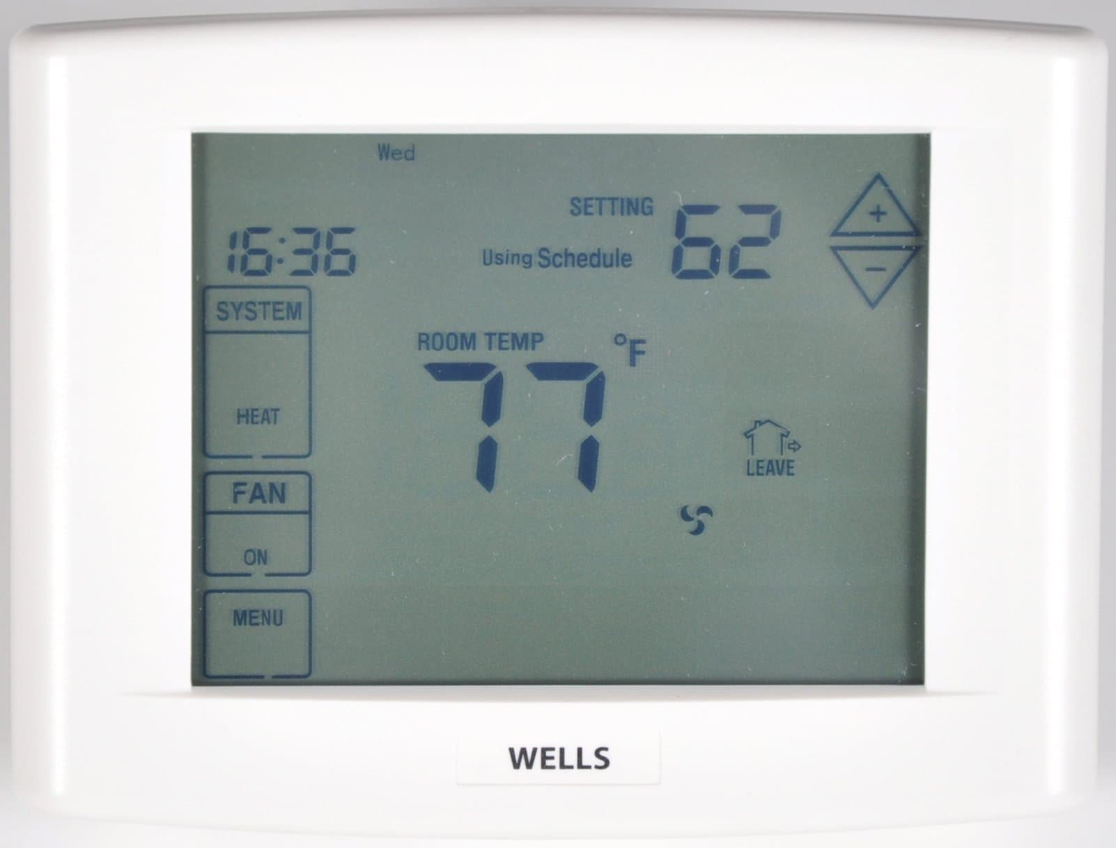 WELLS WEL6000UTK Touchscreen 7-Day Programmable Thermostat