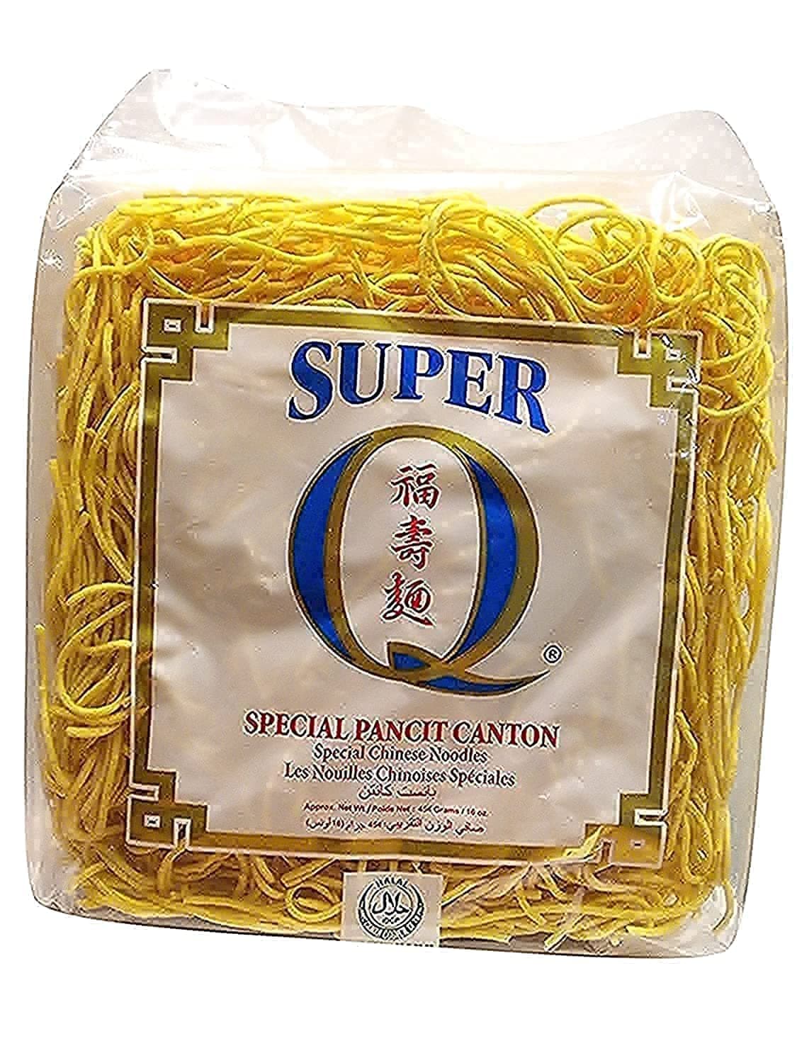 Super Q Brand - Fried Chop Suey Wheat Noodles 454g