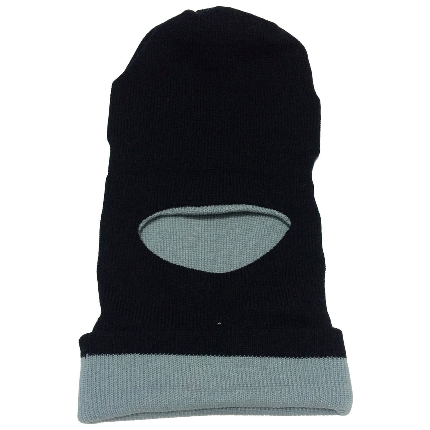 Unisex Woolen Balaclava/Monkey Cap (Pack of 1) (Black_Free Size)