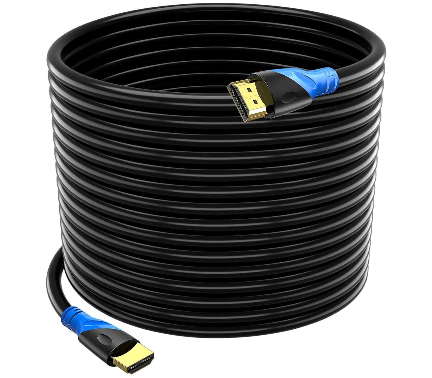4K HDMI Cable - Rommisie 75FT (HDMI 2.0,18Gbps) Ultra High Speed Gold Plated Connectors,Ethernet Audio Return,Video 4K,HD 1080p FullHD UHD 3D Compatible with Xbox Playstation Arc PS3 PS4 PS9 PC HDTV