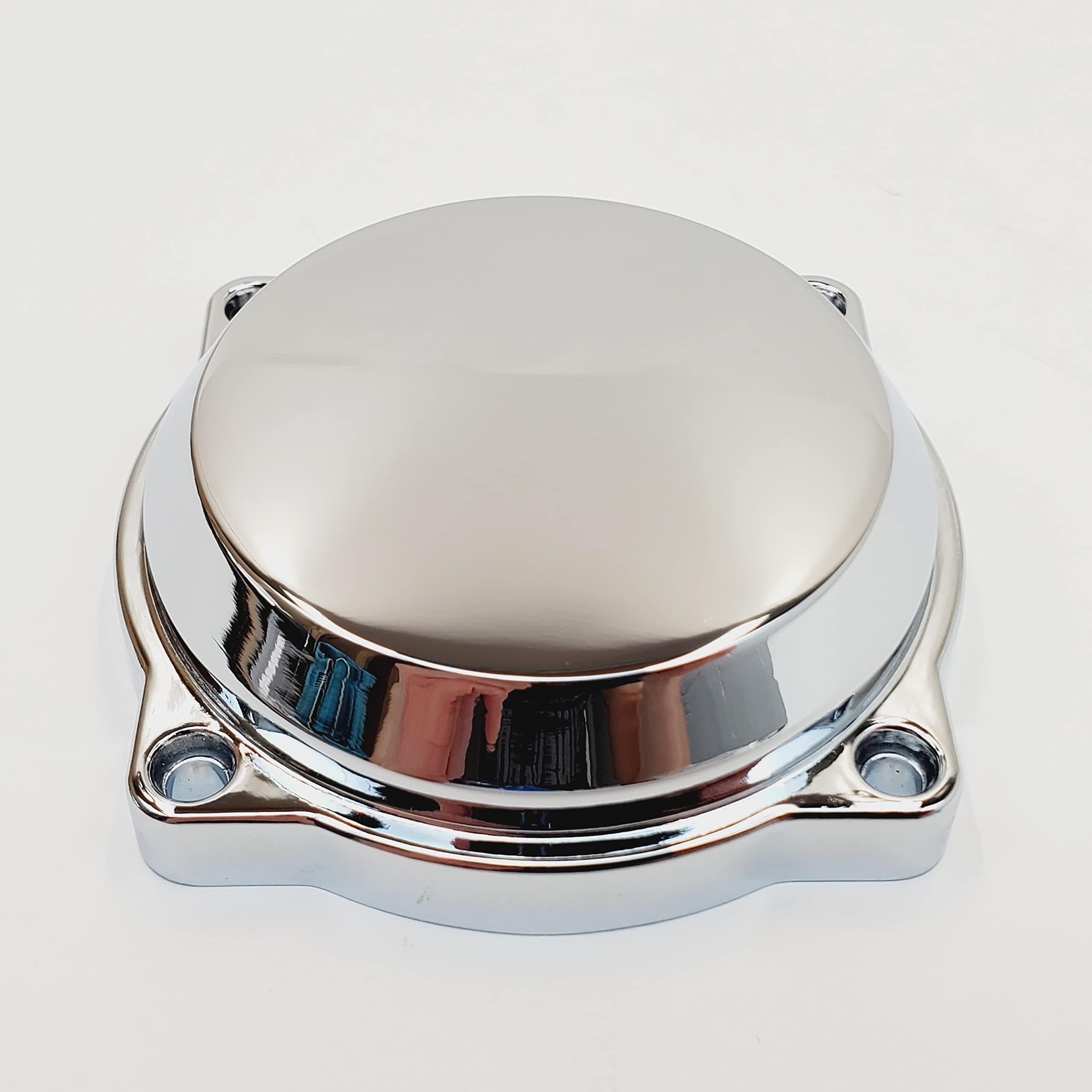 Chrome CV40/CV44 Aluminum Carb Top for 1990-2006 Harley Big Twin Softail, Dyna, FXR, Touring, 1988-2006 Sportster & Carbureted Buell Models with CV40 & CV44 Keihin Carburetors – With Chrome Hardware