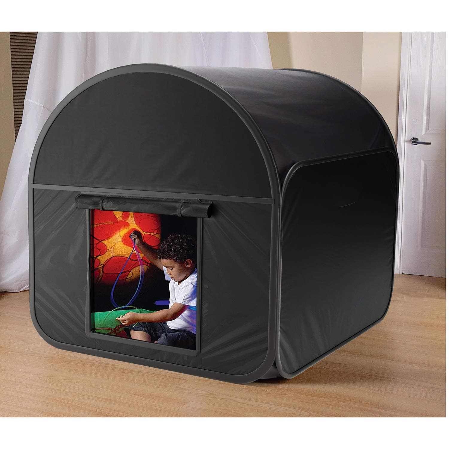 Bluecaps Trading Large 1 x Premium Pop-up Sensory Den Blackout Tent for Special Educational Needs such as Autism, ASD & ADHD with Travel Carry Bag…