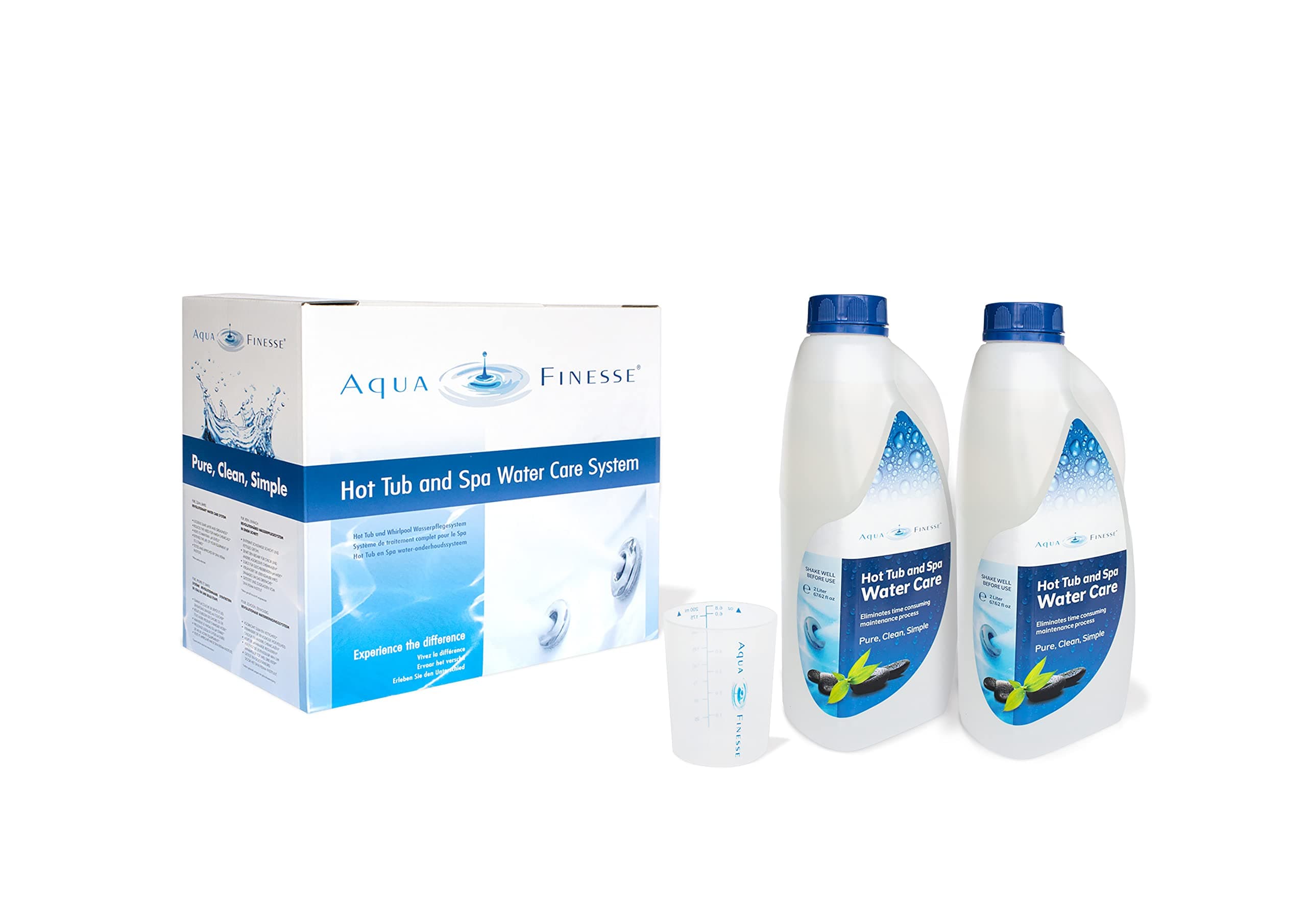 Aquafinesse & Chlorine Granules | Hot Tub Spa Eco Skin Friendly Water Treatment