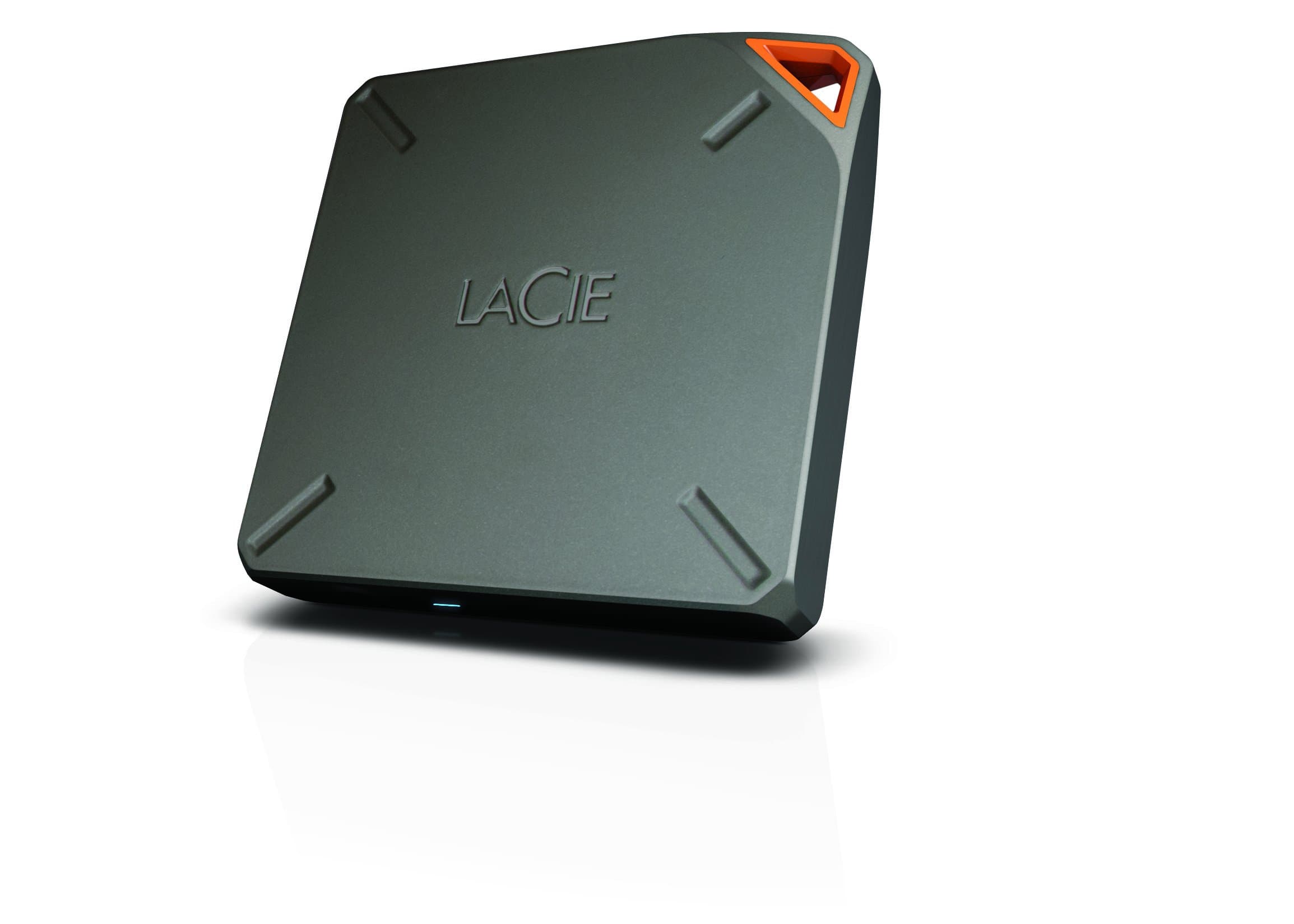 LaCie FUEL 1TB Wireless Storage with Wi-Fi 802.11 b/g/n and USB 3.0 (9000436U)