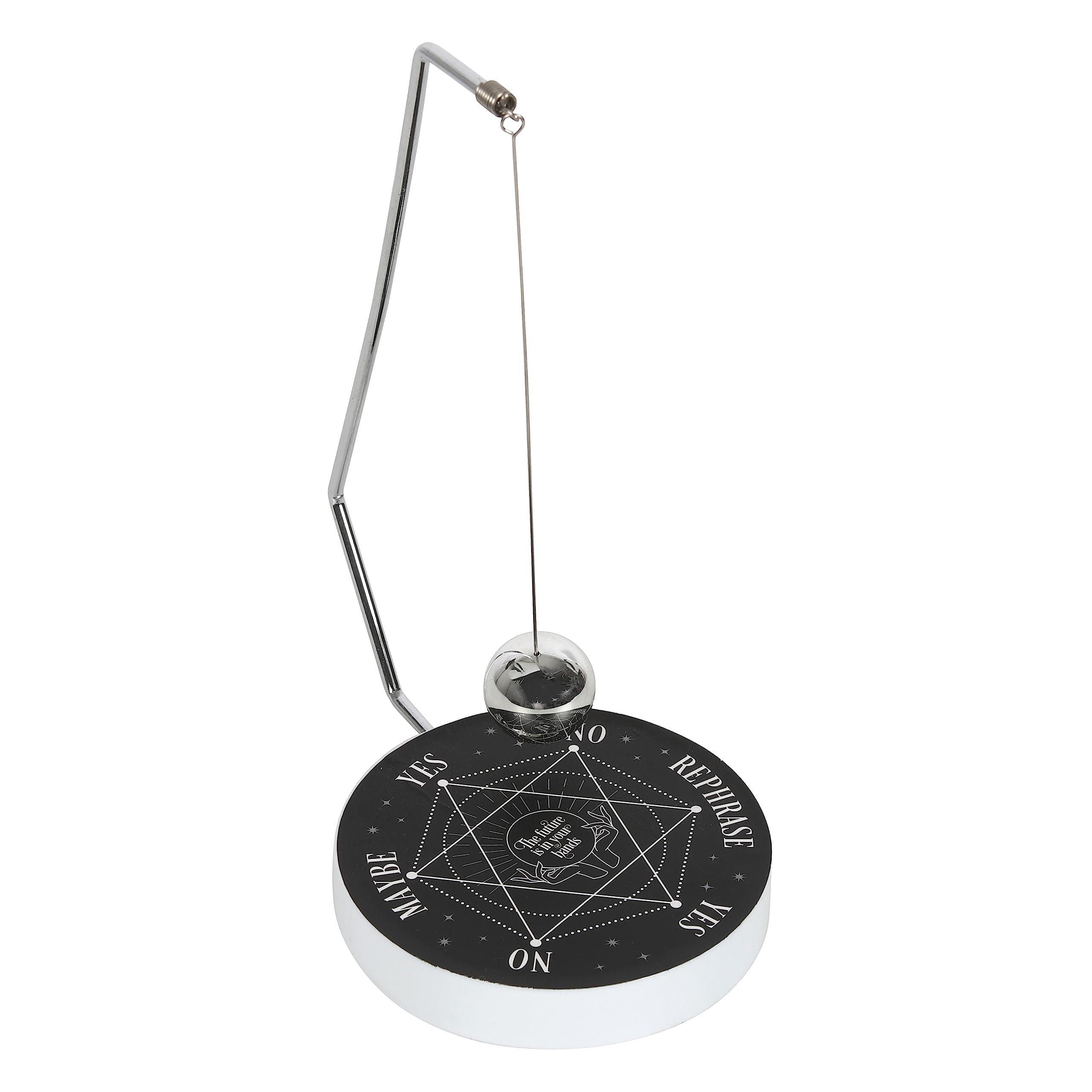 Magical Metal Decision Maker - Viral TikTok Trend - Spherical Pendulum for Making Decisions - Social Media Sensation