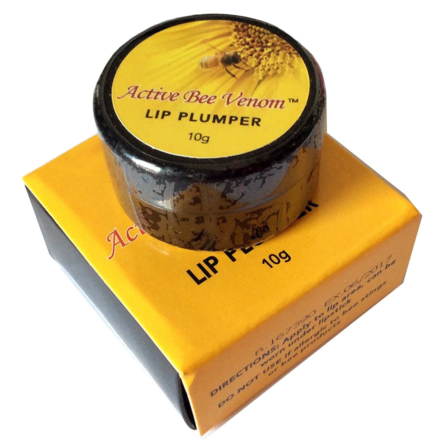 Lip Plumper with Manuka Honey, Shea Butter, Grape Seed Oil, Cocoa Butter, 10 Gram