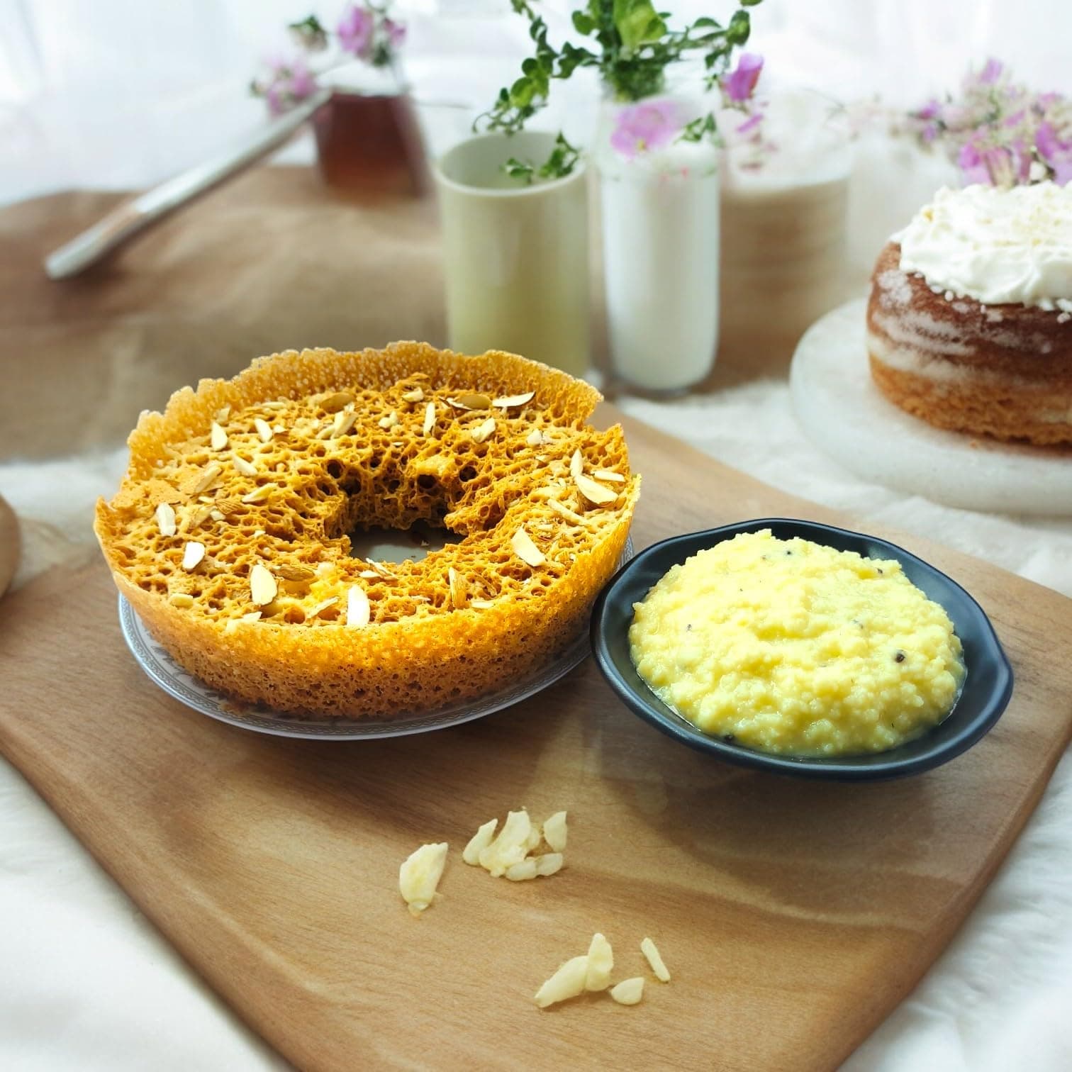 Jaipur Malai Ghewar | Rabdi Ghevar | Indian Sweets Mithai prepared in desi ghee | Rajasthan famous Malai Ghevar | 550gms