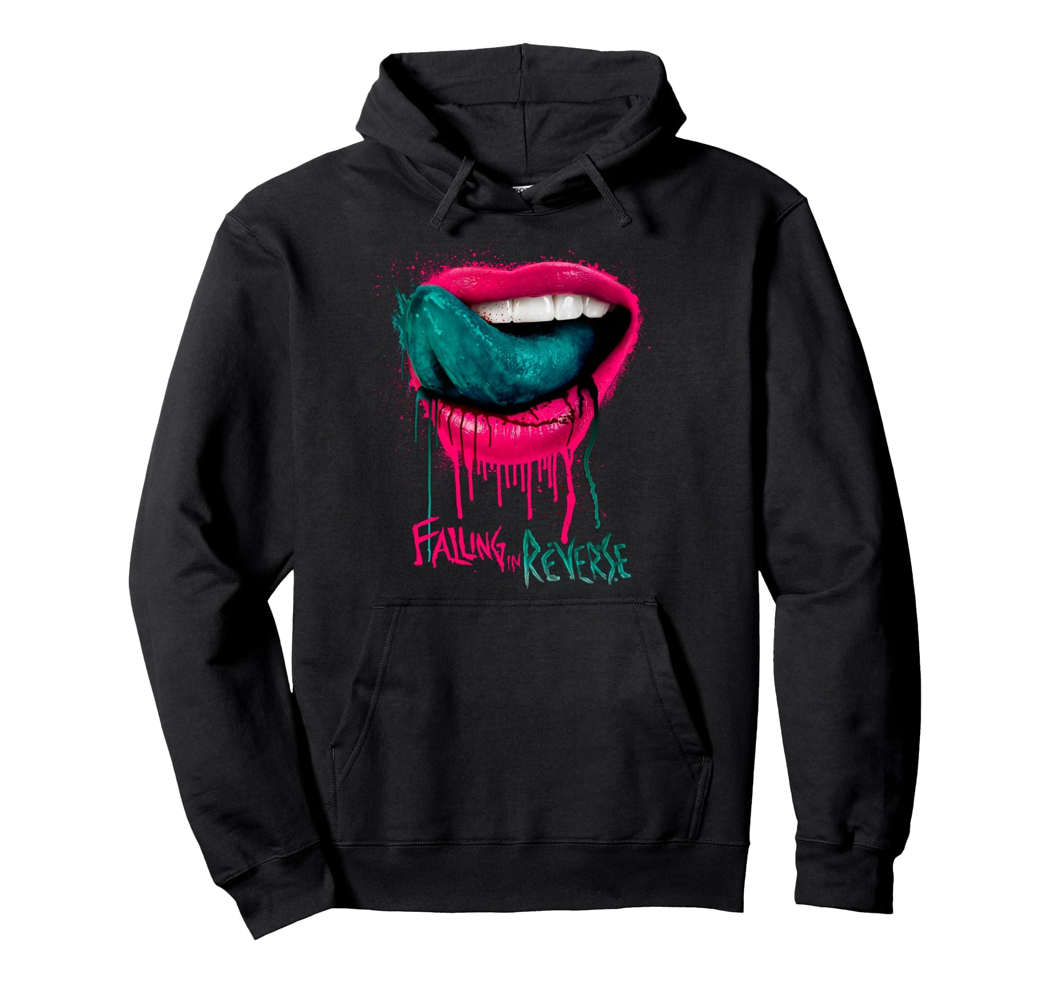 Official Merchandise - Lips Pullover Hoodie Small