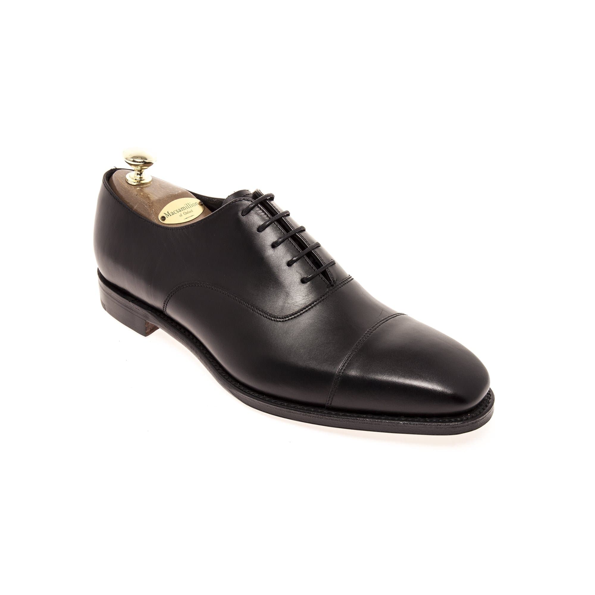 Loake 1880 Men's Rothschild Cap Toe Oxfords, Black, 9 M UK