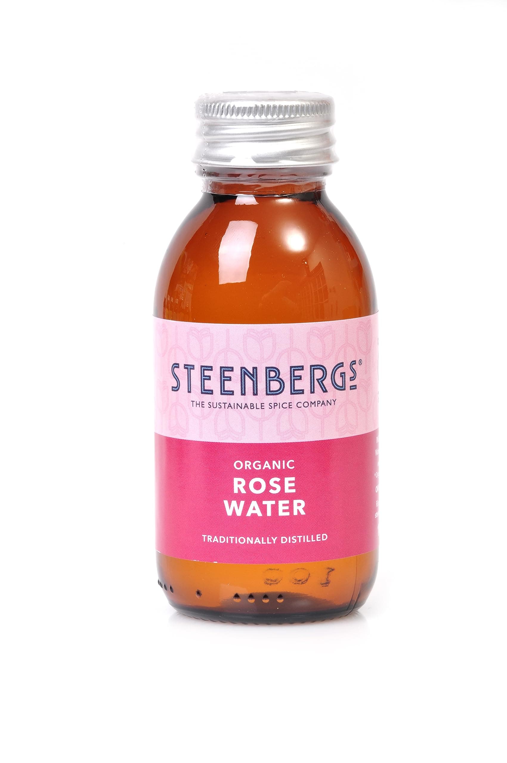 Organic Rose Water 100ml Glass Bottle
