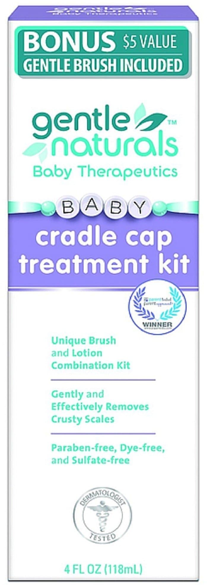 Gentle Naturals Baby Cradle Cap Treatment Kit 4 oz (Pack of 2)