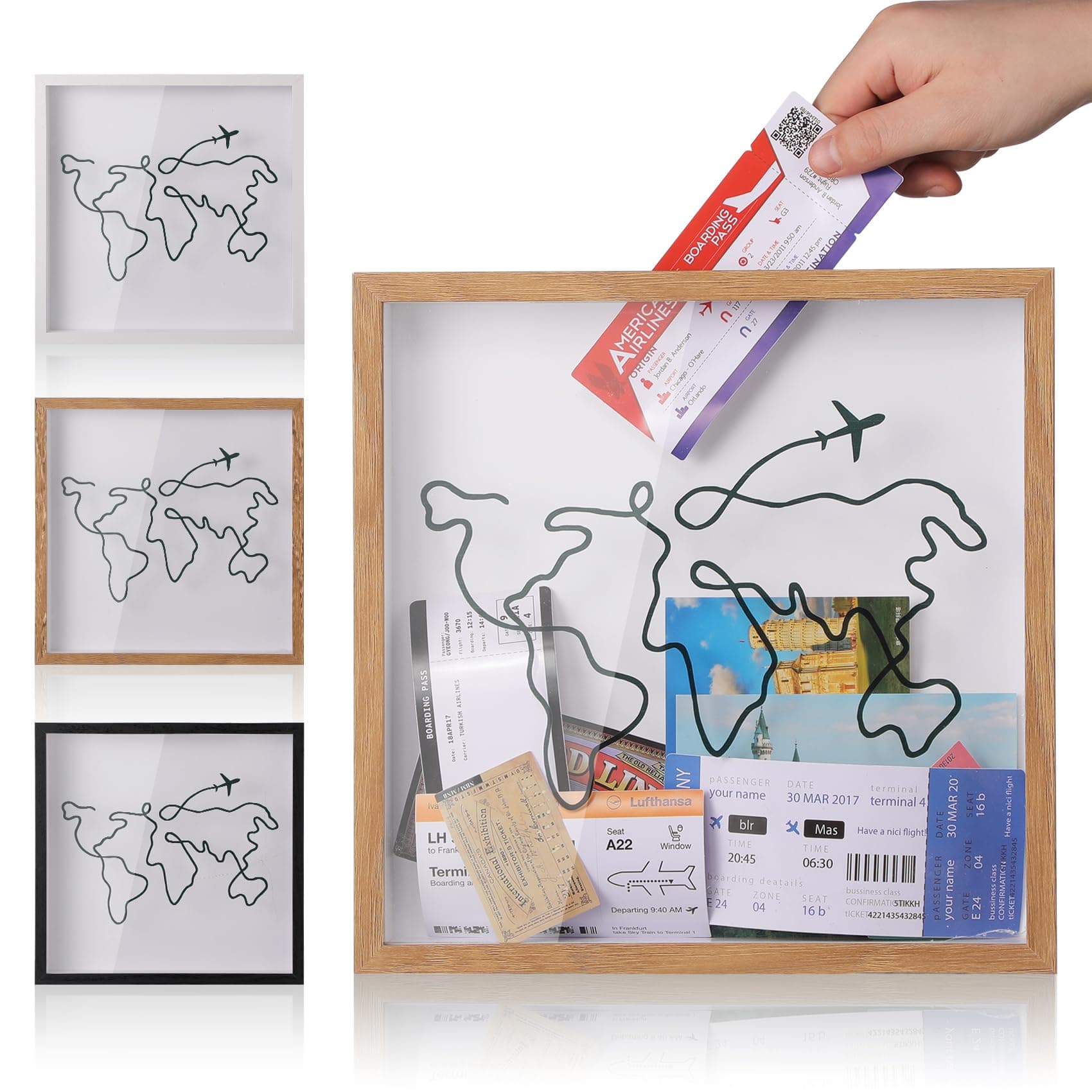 shadow box (Brown, 8x8in)