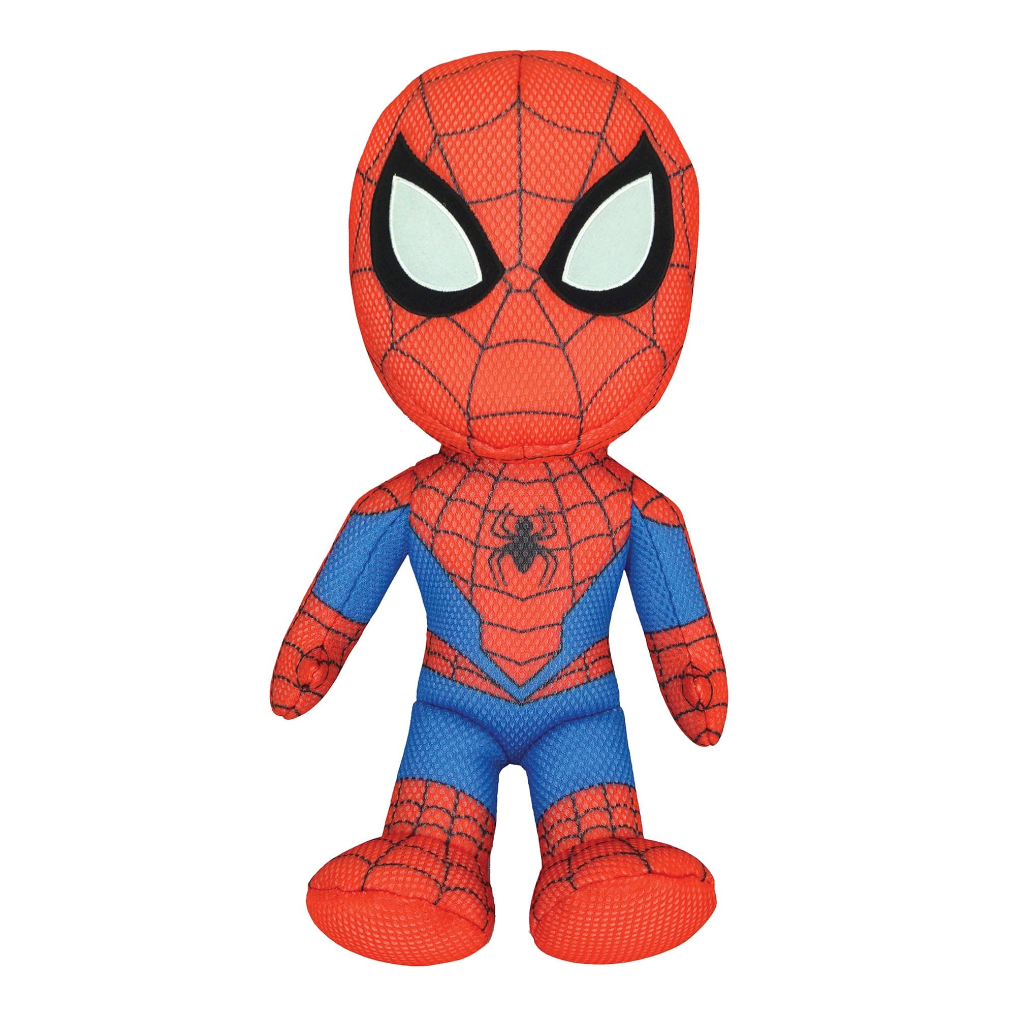 WAHU Aqua Pals Marvel Spider-Man Plush Water Toy for Kids Ages 2+ with AquaDry™ Technology, Washable Plush Doll Toy for Pool and Bathtub, Medium, Red/Blue