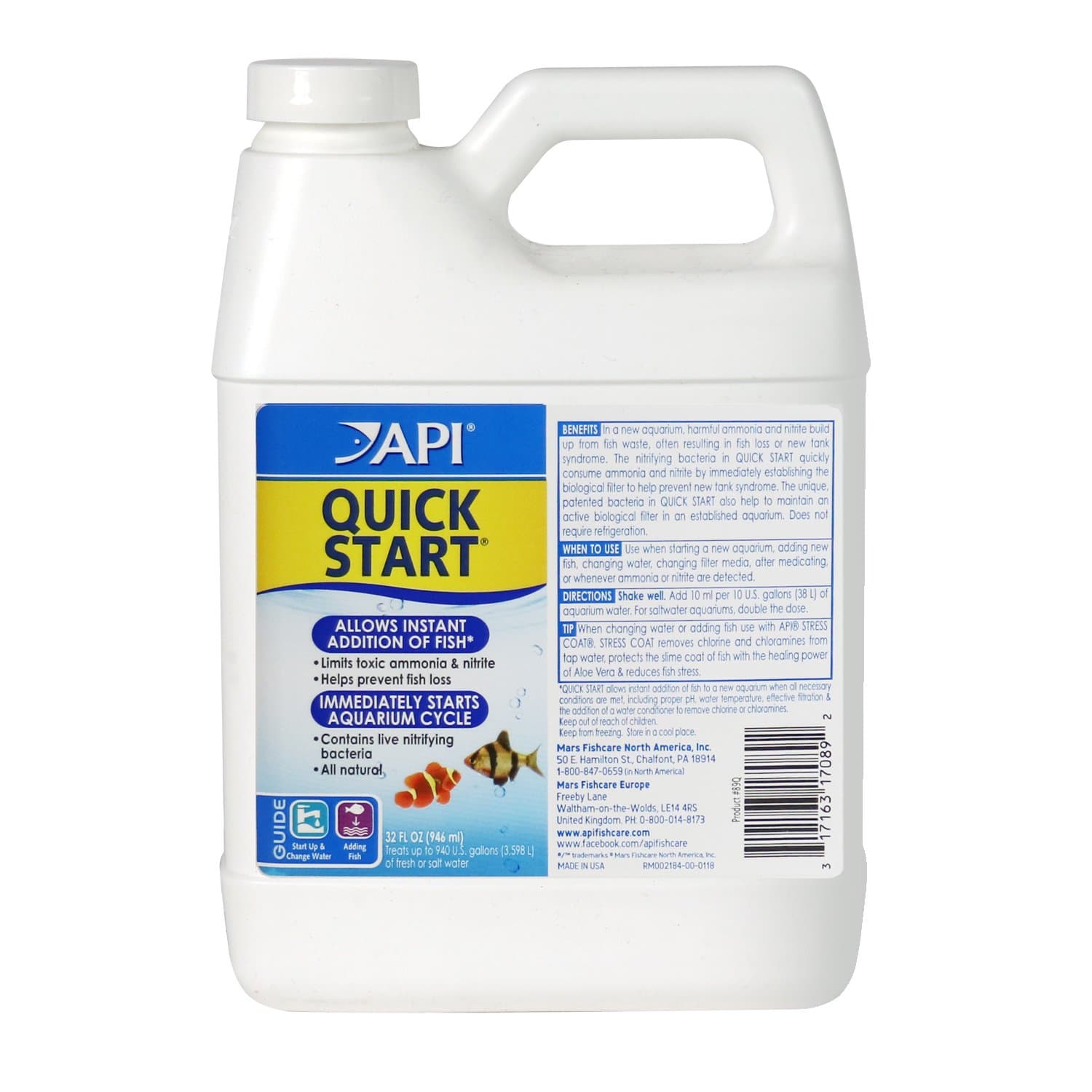 API Quick Start 32 Oz, multicolor