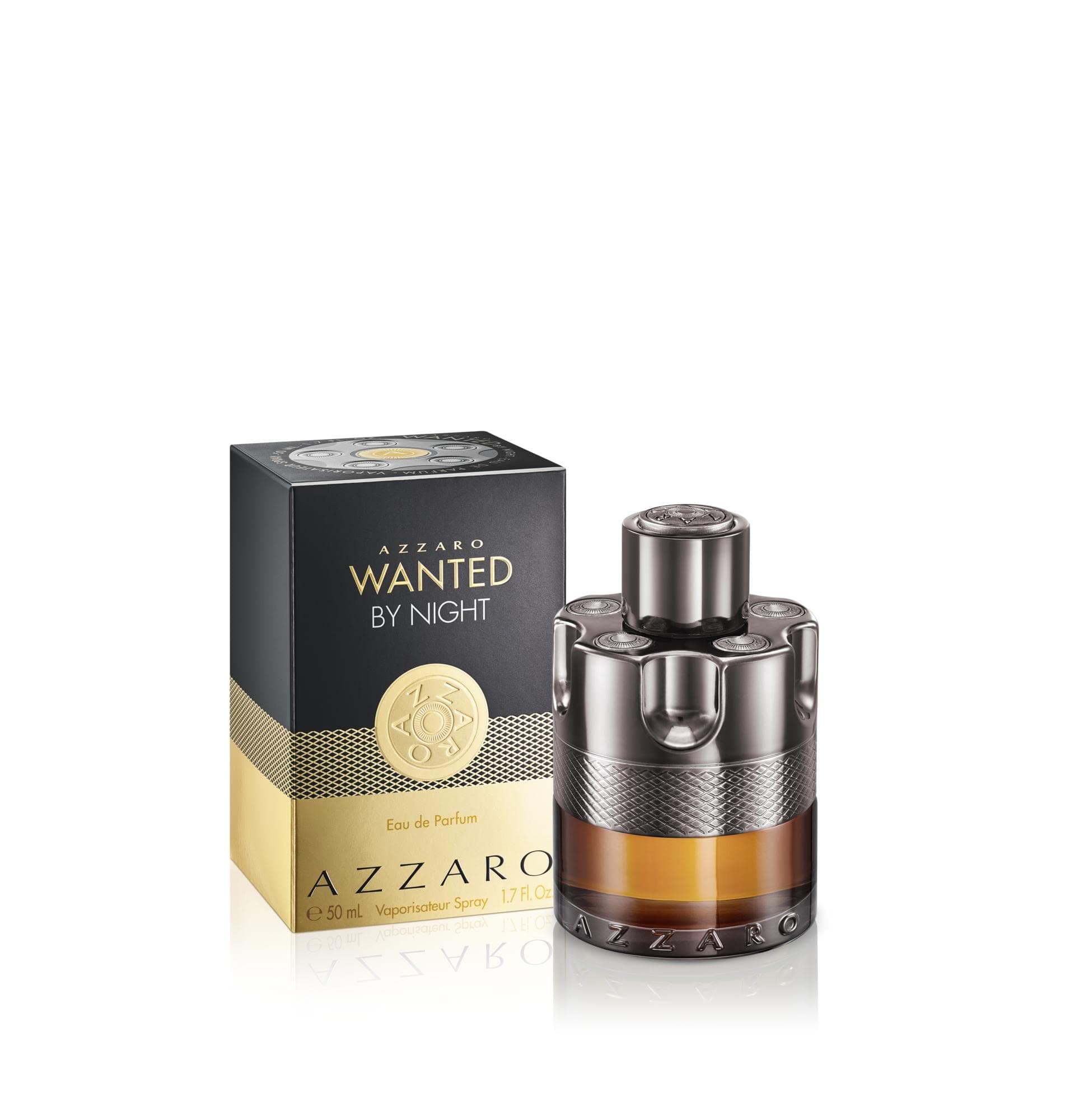 Azzaro Wanted by Night, Eau de Parfum Aftershave, Spicy Woody Fragrance, Perfume For Men