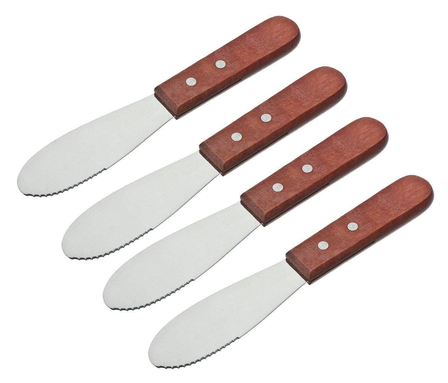 NEW, Wide Sandwich Spreader Butter Knife Knives, Cheese Spreader, Stainless Steel Blades, Restaurant Grade