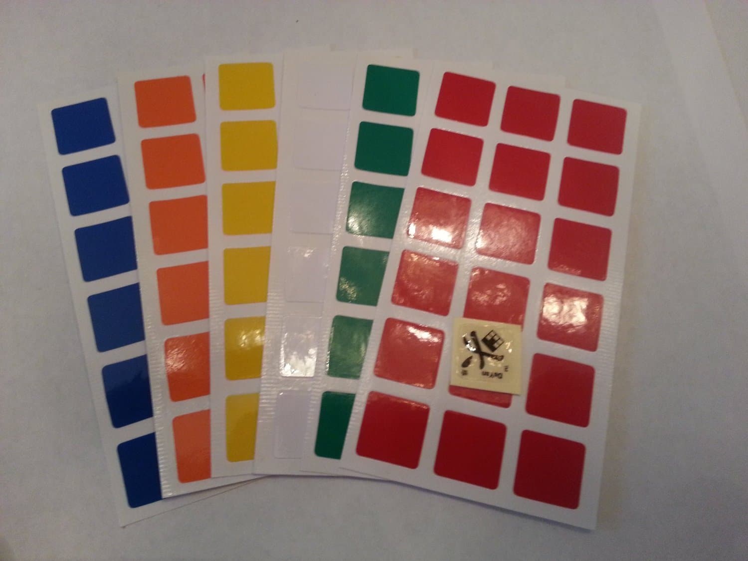 Dayan Guhong Zhanchi Stickers fits standard 3x3x3 Rubiks Cube