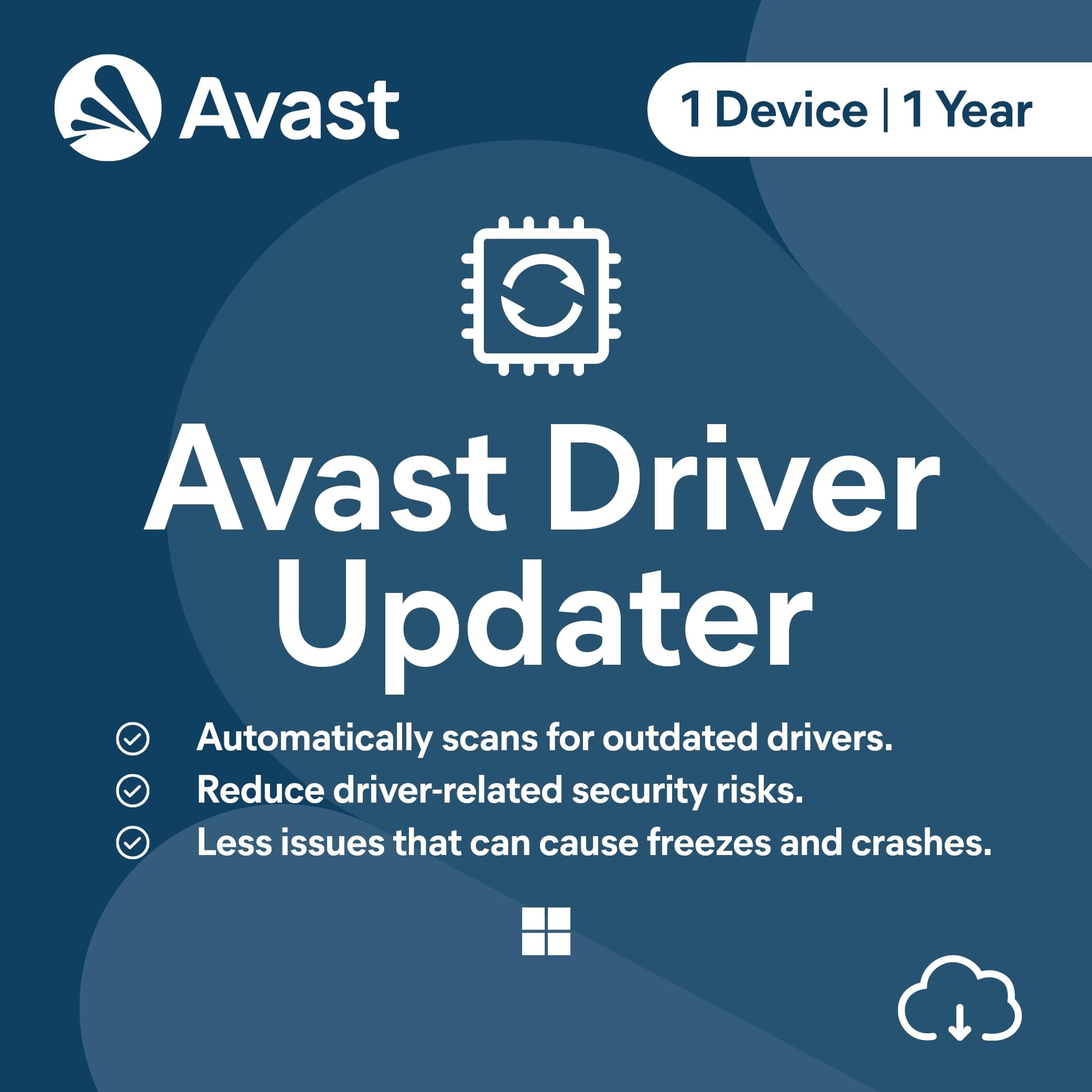 Avast Driver Updater 2026 | 1 Device | 1 Year | Activation Code by email