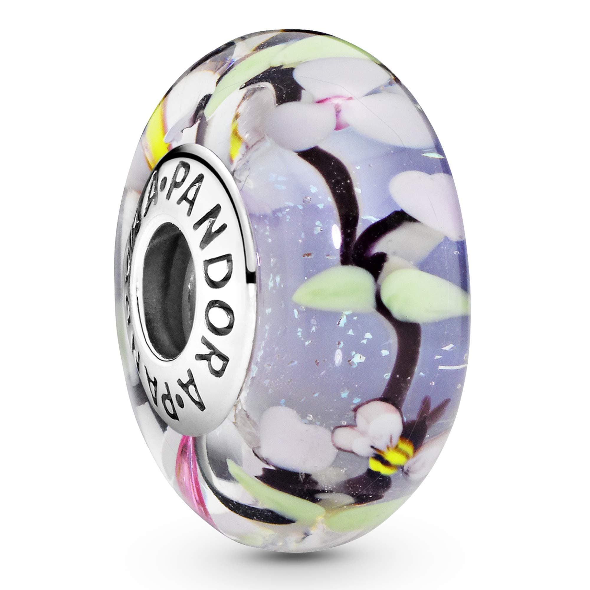 Pandora Bead 797014 Silver Woman Murano Glass Enchanted Garden