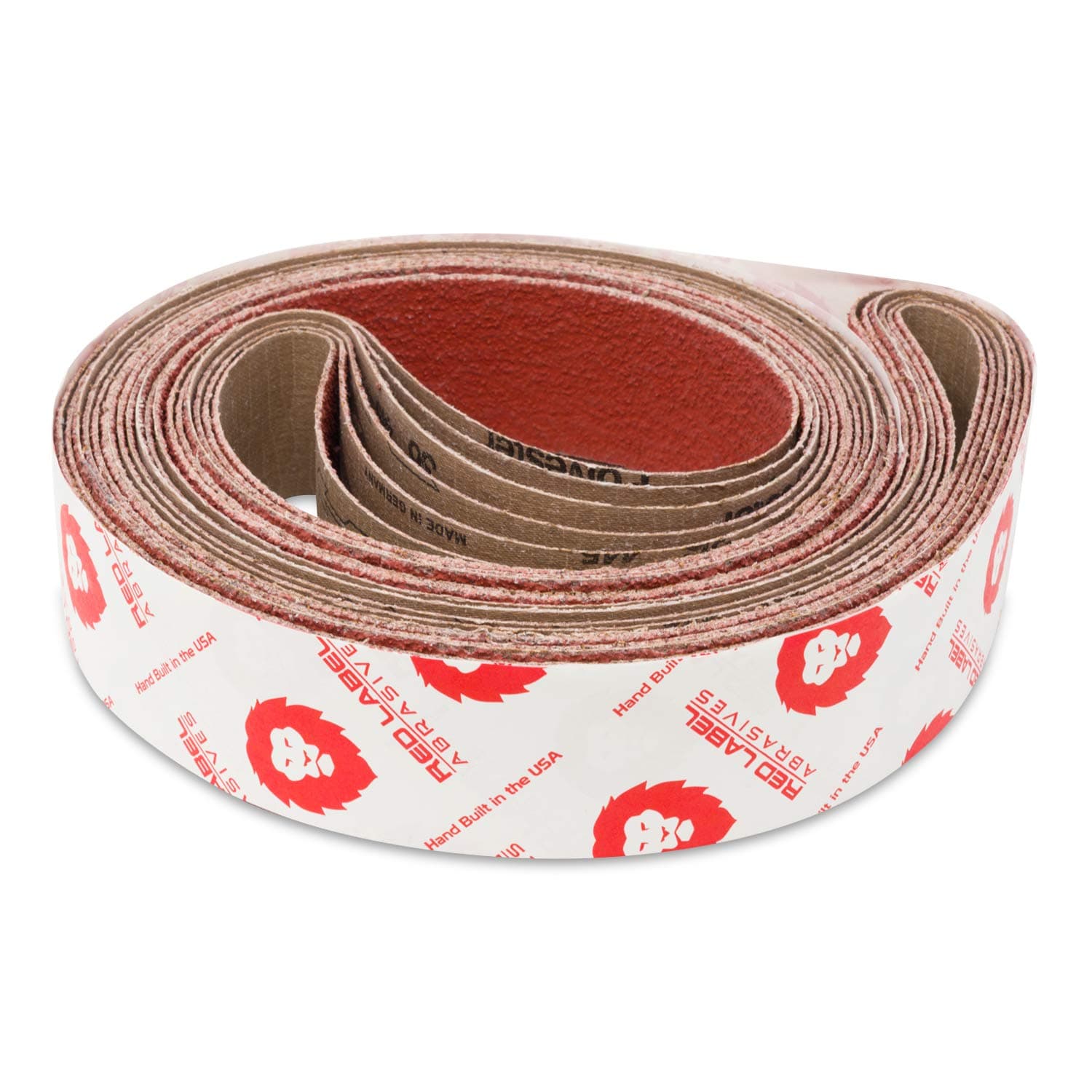 Red Label Abrasives 2 X 42 Inch 36 Grit Metal Grinding EdgeCore Ceramic Sanding Belts, Extra Long Life, 6 Pack