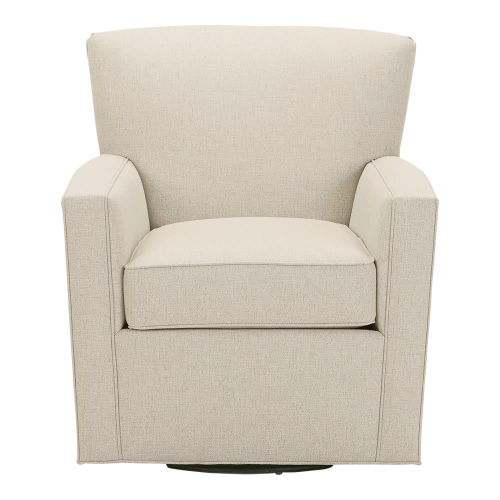Ethan Allen Turner Swivel Chair, Hailey Natural