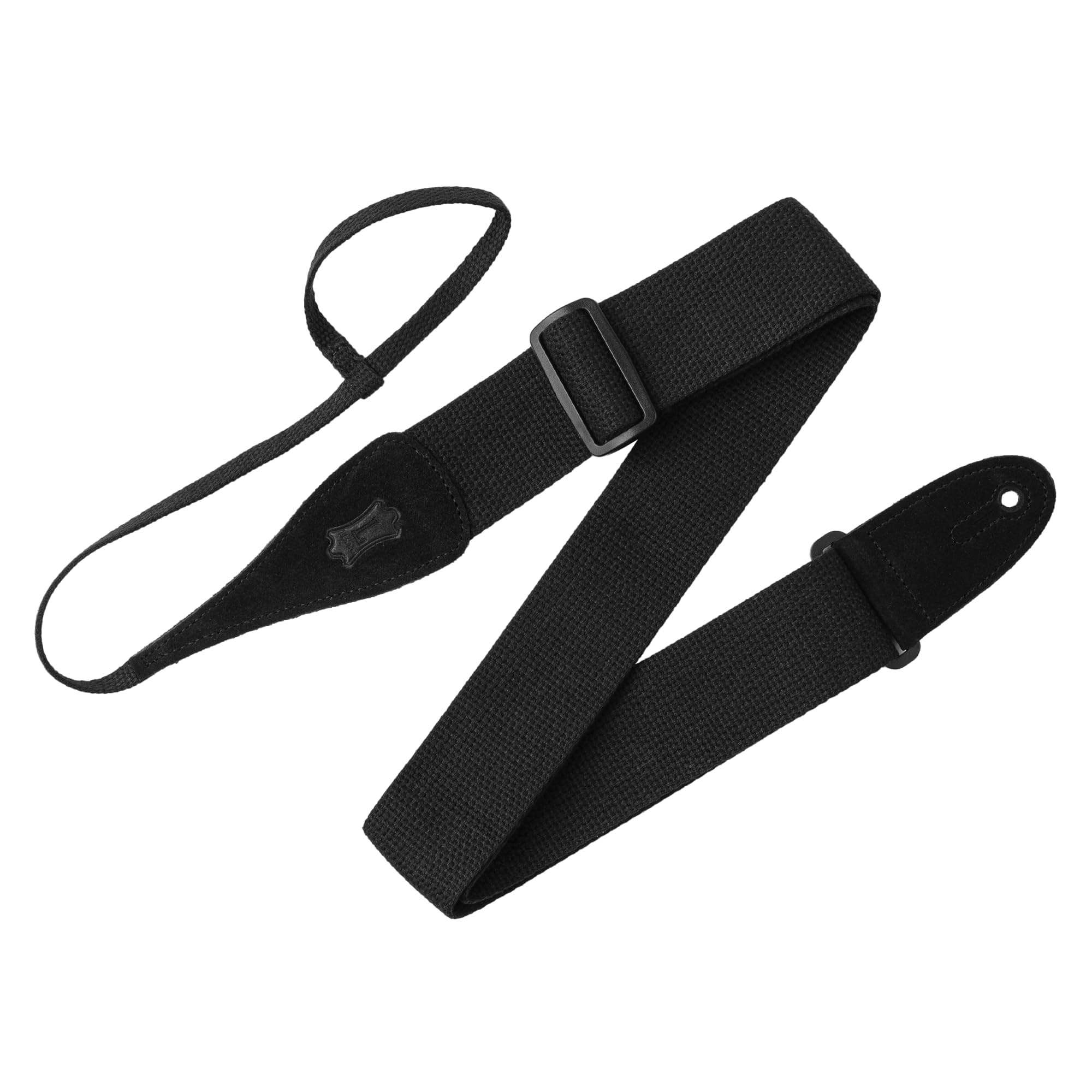 Leathers MC8A-BLK Cotton Guitar Strap