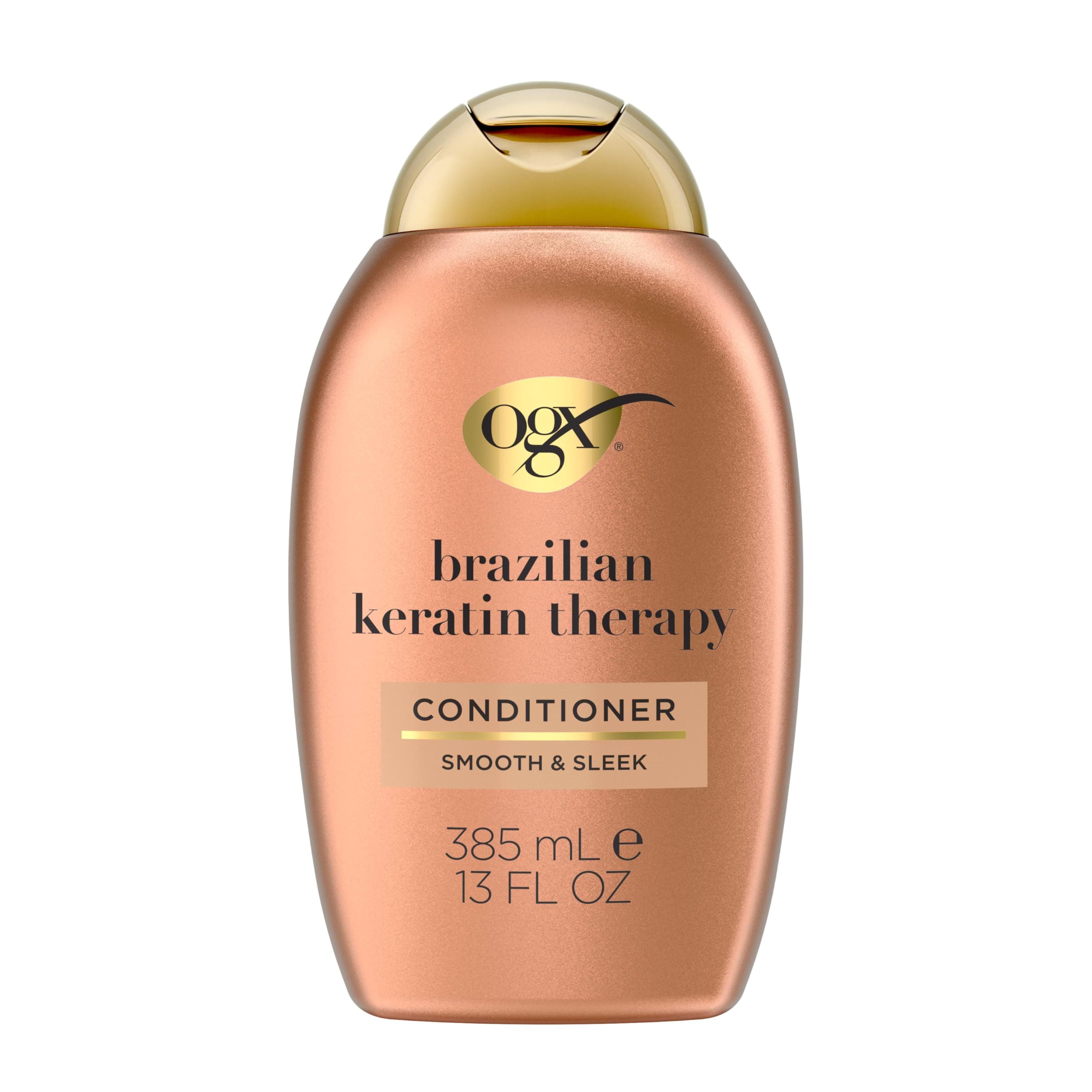 Ever-Straightening + Brazilian Keratin Therapy Conditioner, 13 Ounce, Smooth and Silky Hair Conditioner with Keratin to Reduce Frizz and Flyaways, Enhance Shine and Manageability