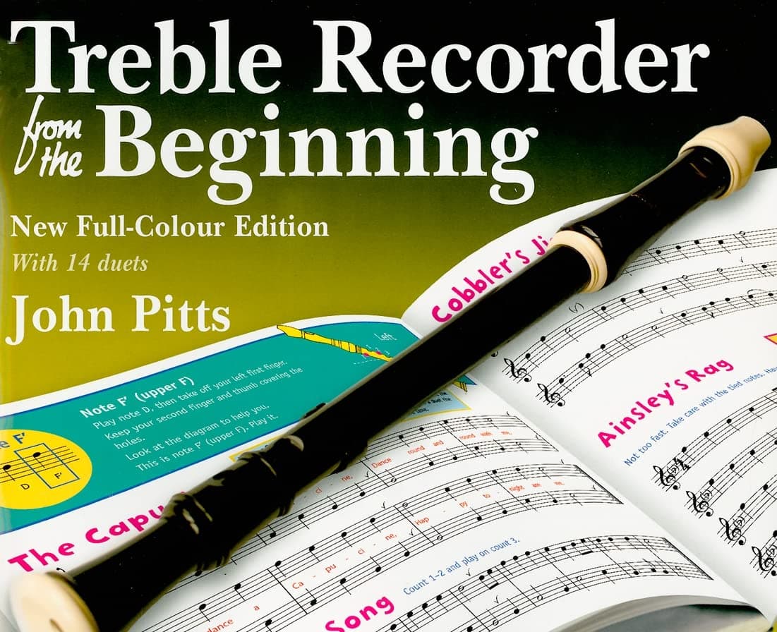TREBLE RECORDER FROM THE BEGINNING-NEW FULL-COLOUR EDITION WITH 14 DUETS