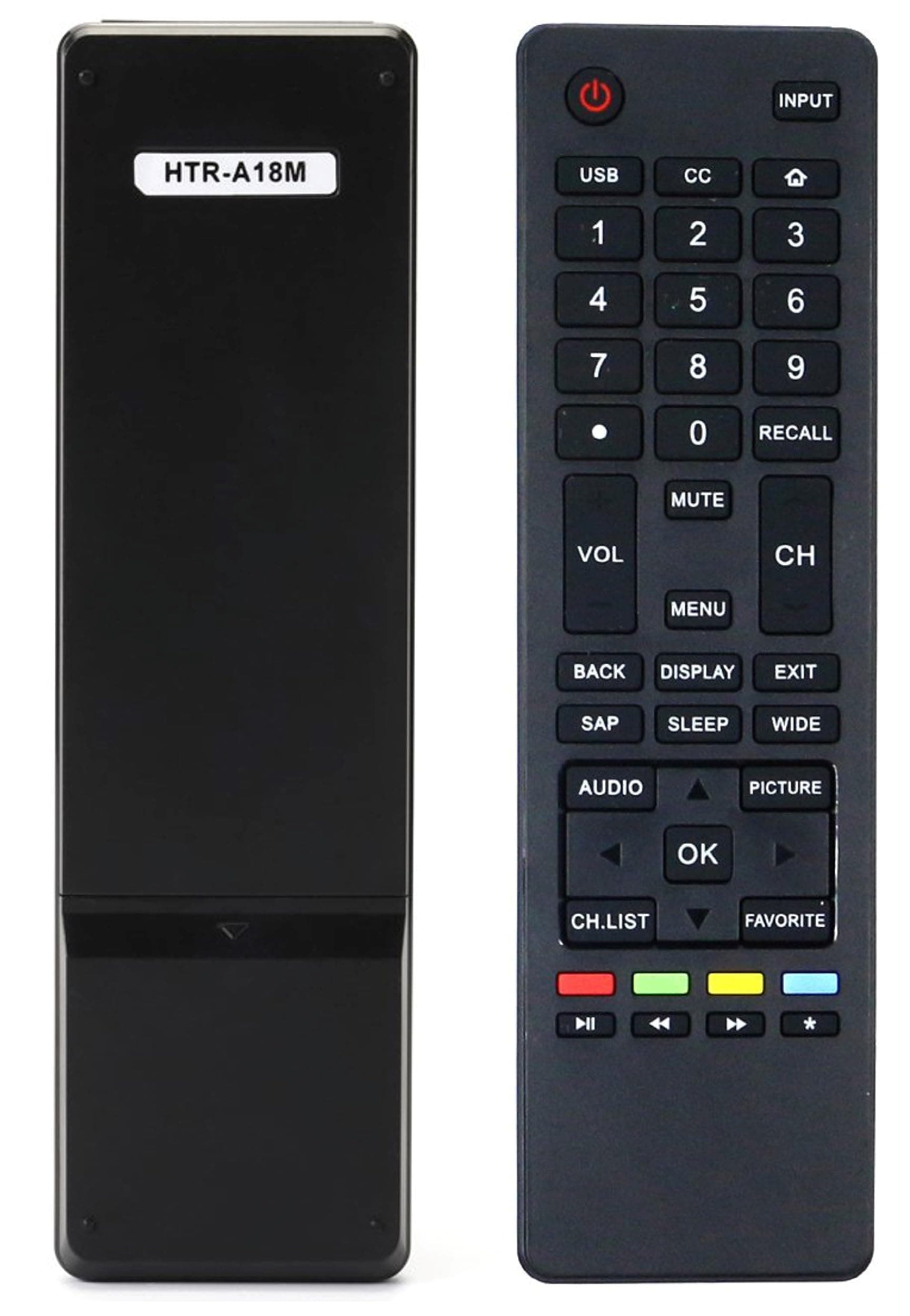 Remote Control HTR-A18M fit for Haier LCD LED TV LE58F3281 32D3000 LE32M600M20 LE32F32200 LE24M600M80 65d3550 LE39M600M80 40D3500M 48D3500 LE48M600M80 LE50M600M80 55D3550