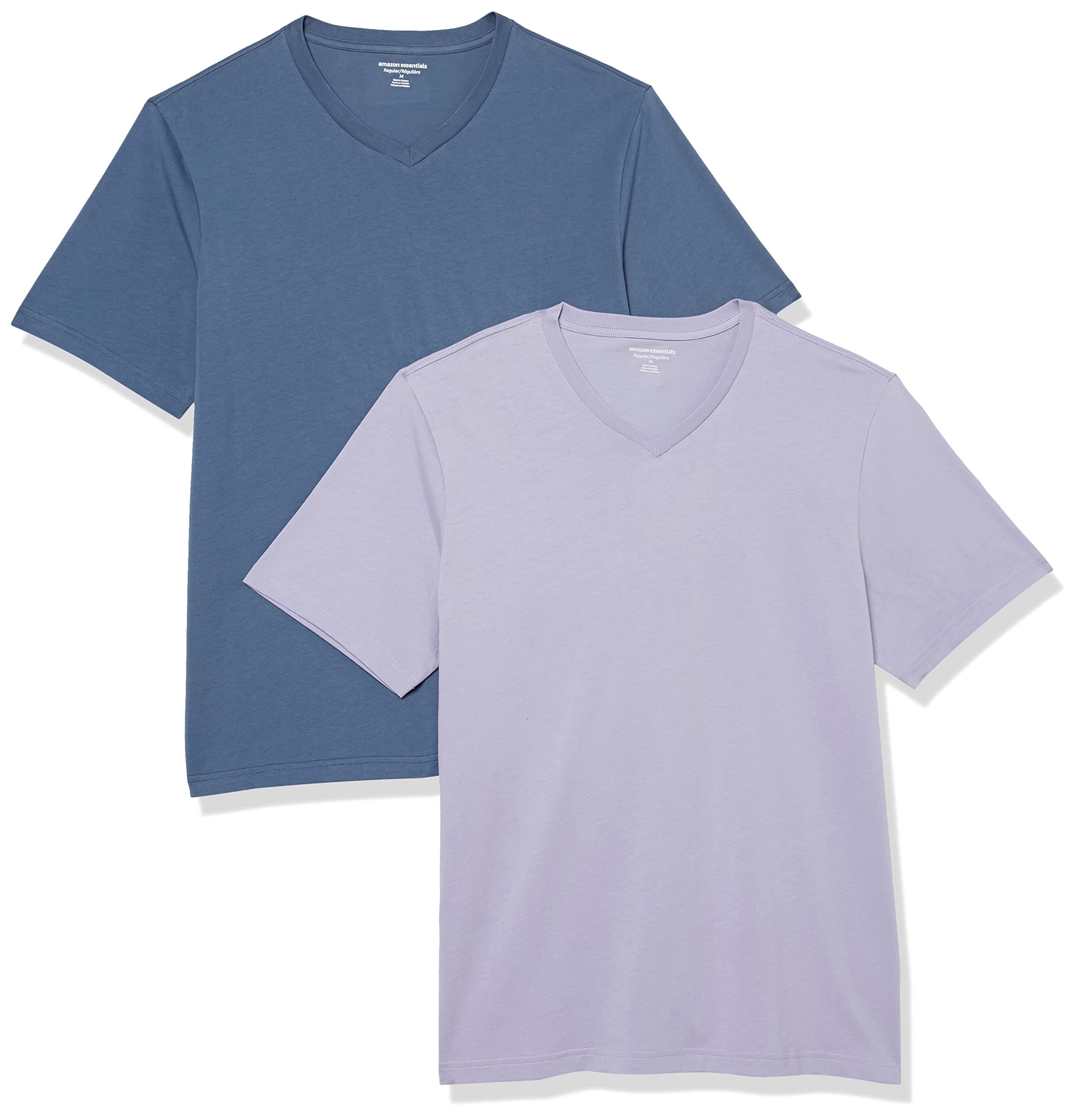 Men's V-Neck Short-Sleeve T-Shirts, Pack of 2