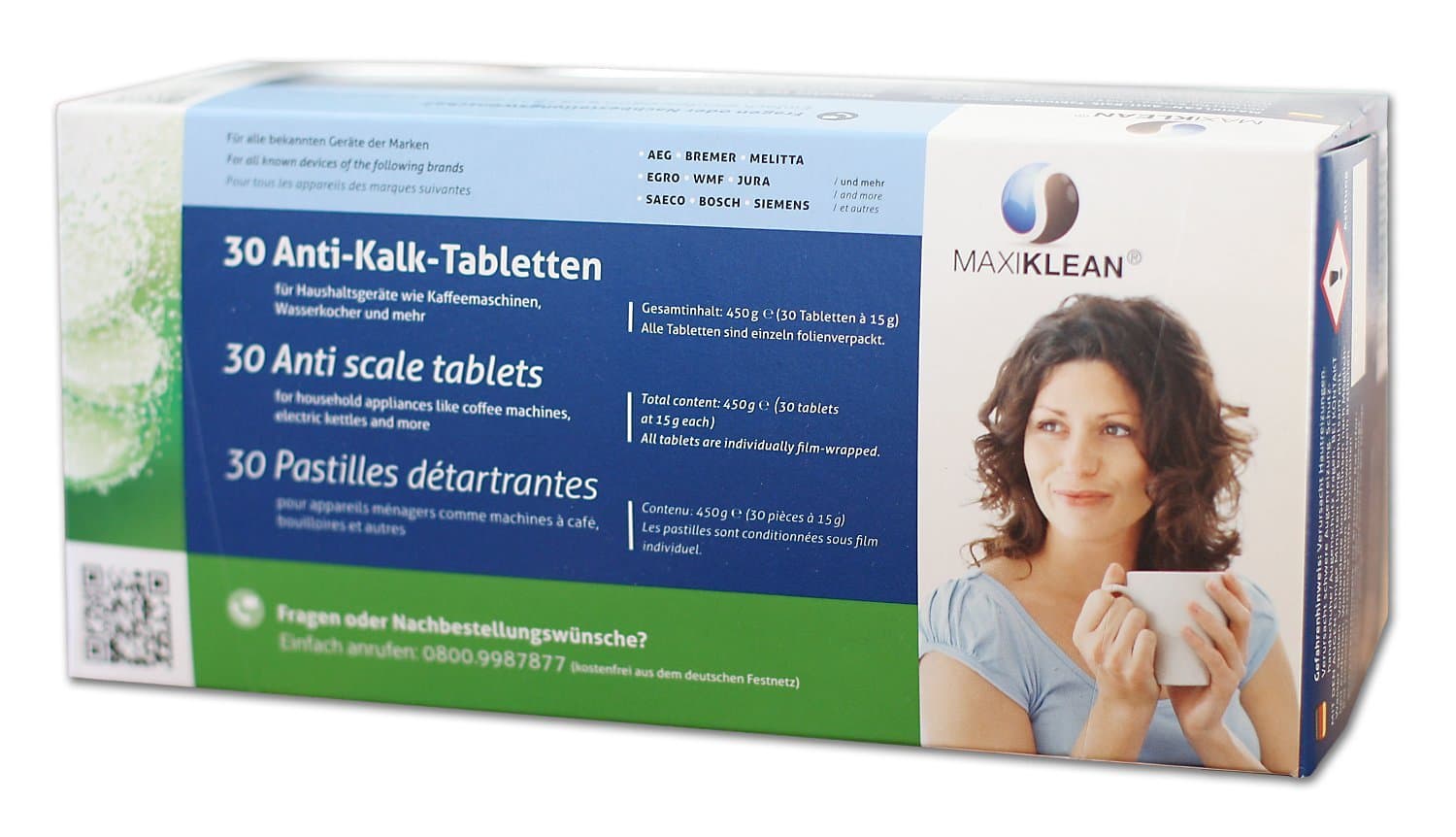 30 MaxiKlean Descaling Tablets forJura Coffee Machines