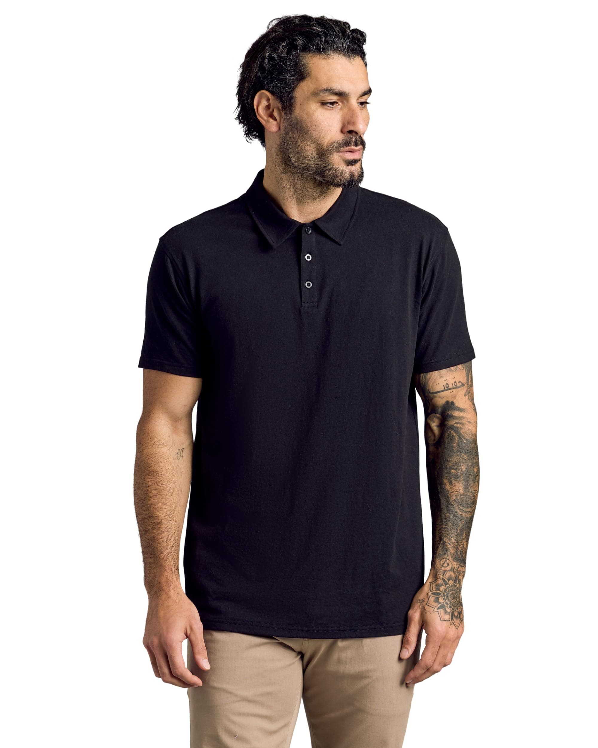 Novelty Polo Shirts for Men – Mens Polo Shirts Short Sleeve Cotton, Dry Fit Golf Shirt for Men