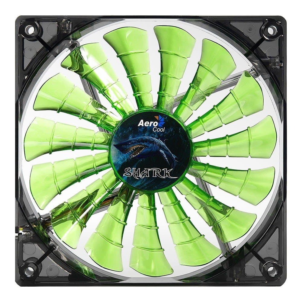 Aerocool SharkFan Evil LED Fan 140 mm Green