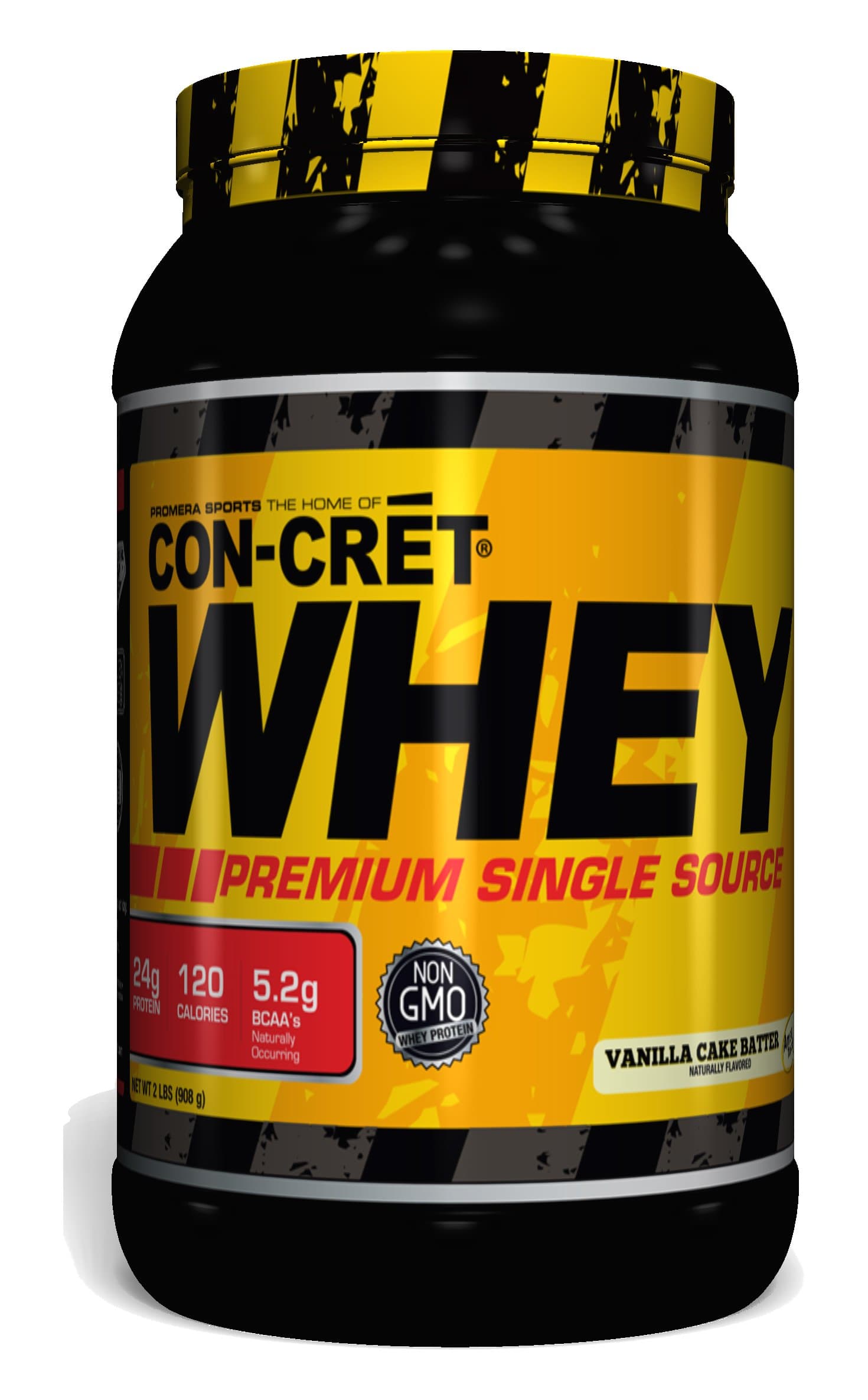 Promera Sports CON-CRET Premium Whey Protein Powder, Vanilla Cake Batter, 2 Pound - 29 Servings