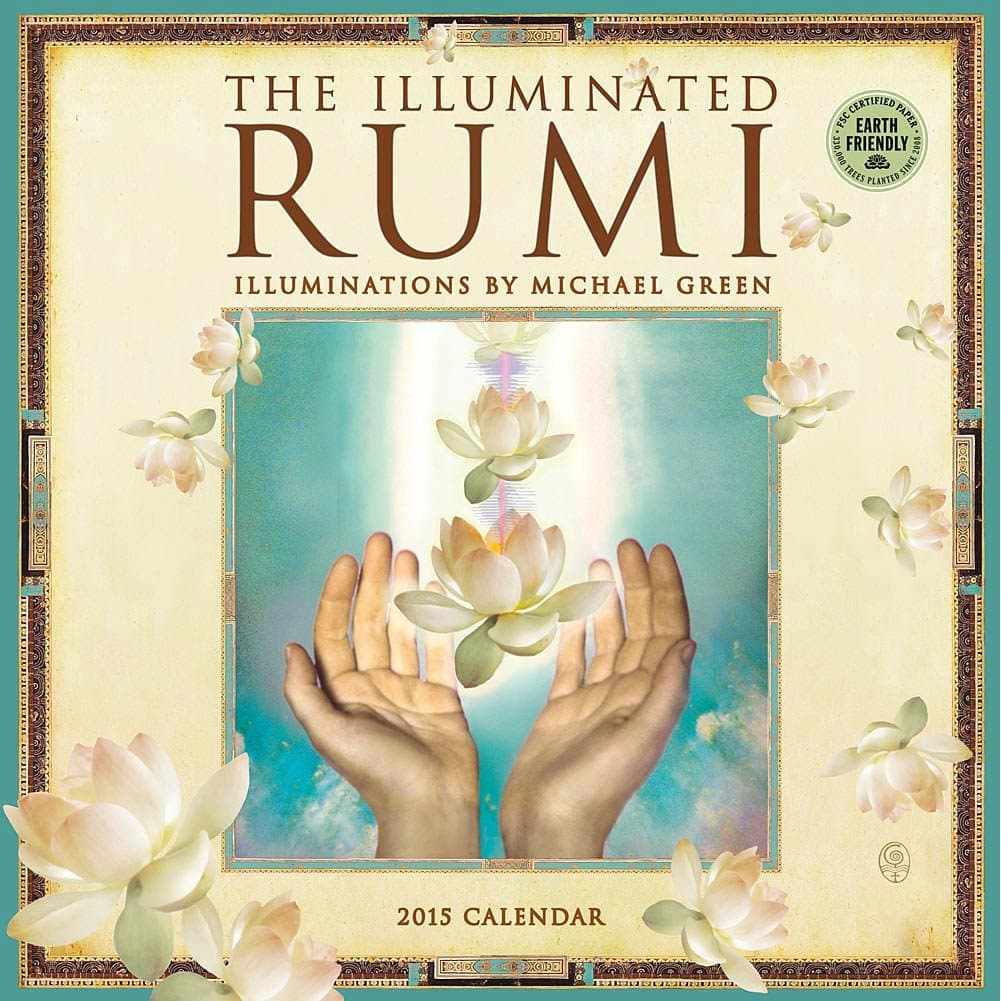 2015 Illuminated RUMI WALL CALENDAR