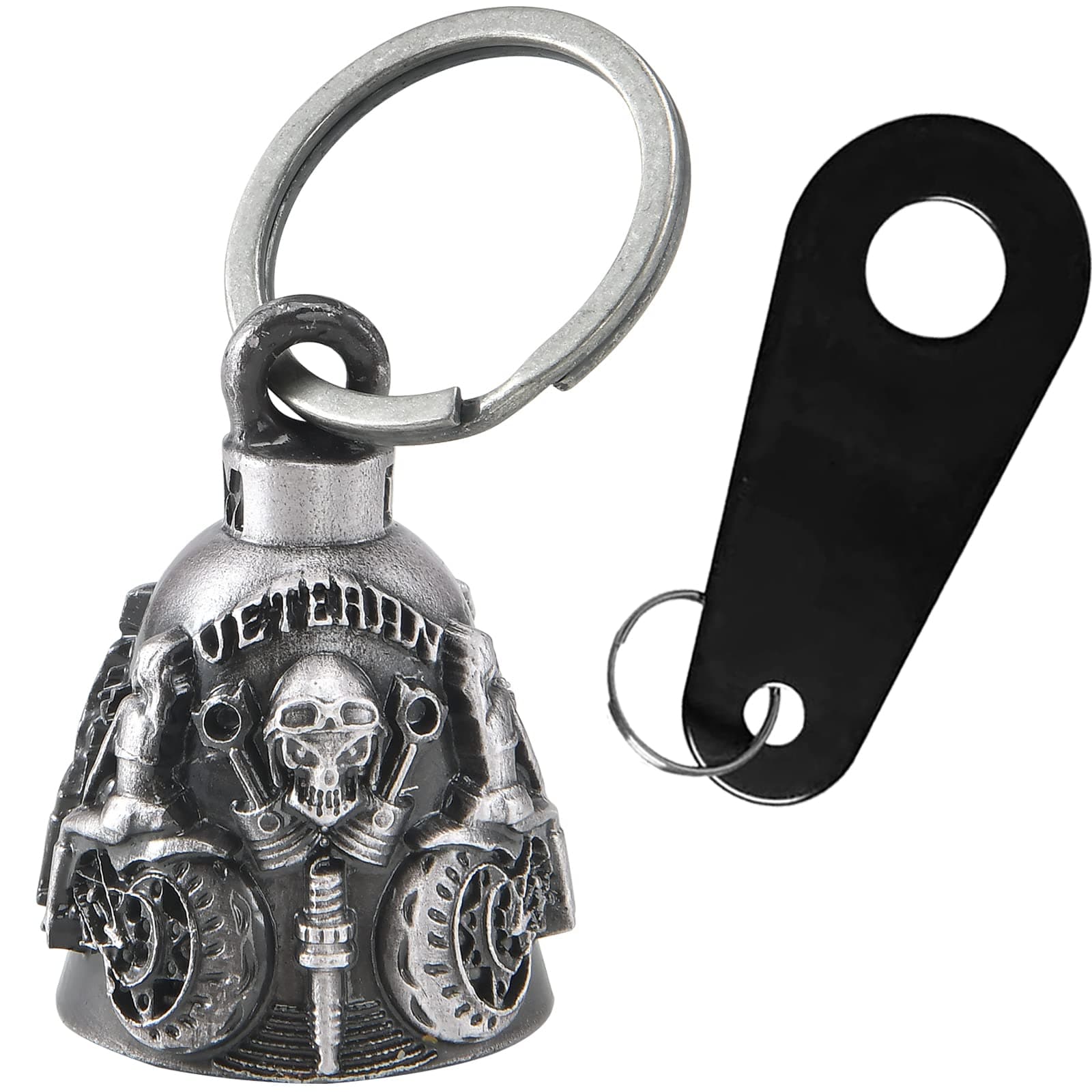 Dream Apparel Motorcycle Bell for Bikers Women Men W/Hanger, Biker Bell for Riders, Good Luck Riding Bell Moto Accessories