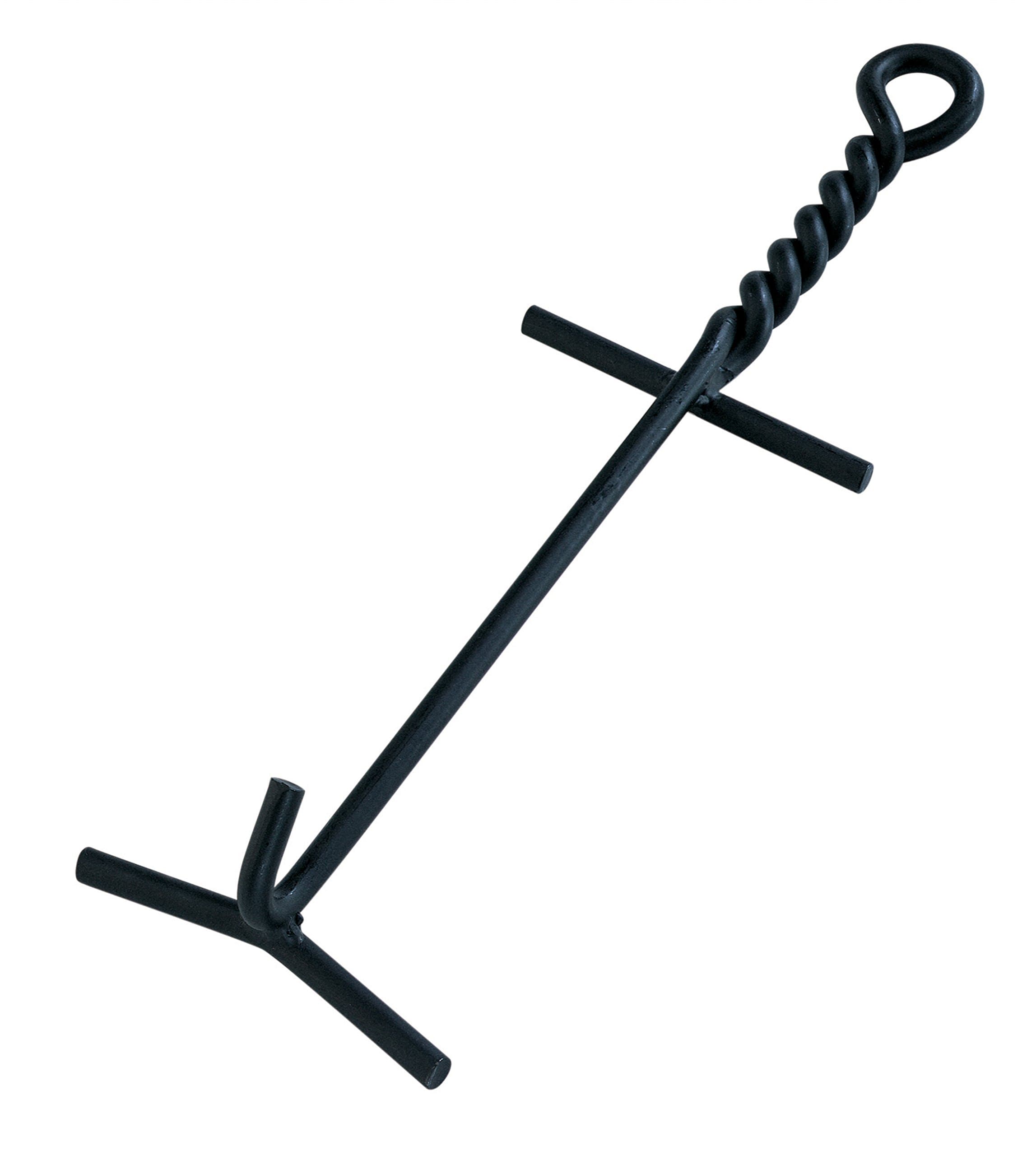 Lodge Camp Dutch Oven Lid Lifter. Black 9 mm bar Stock For Lifting & Carrying Dutch Ovens. (Black Finish), Model Number: A5