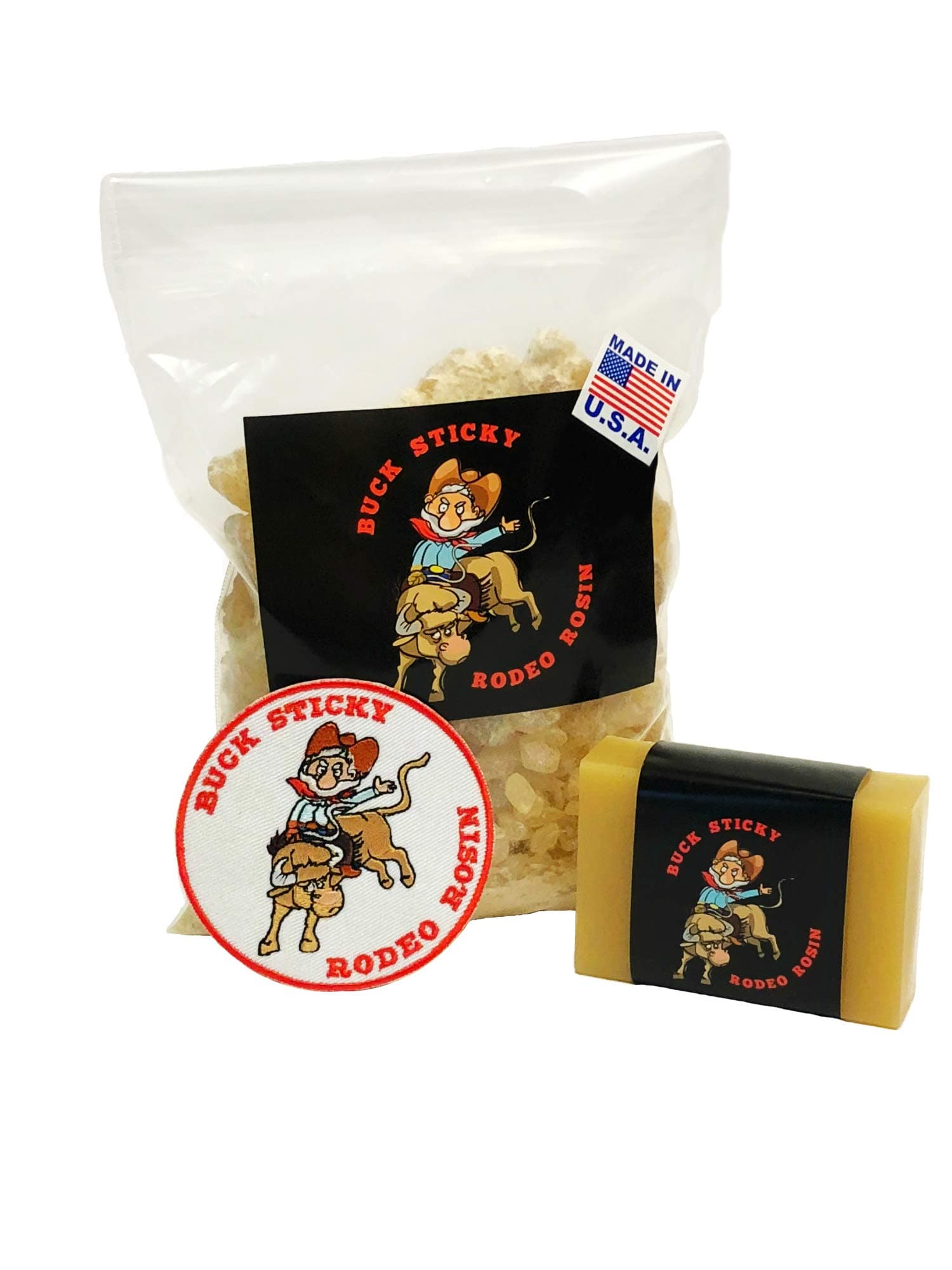 Rodeo Rosin - Bull Riding & Rough Stock Hand Grip - Improved Rider Grip and Performance - Bull Riding Gear and Rodeo Equipment