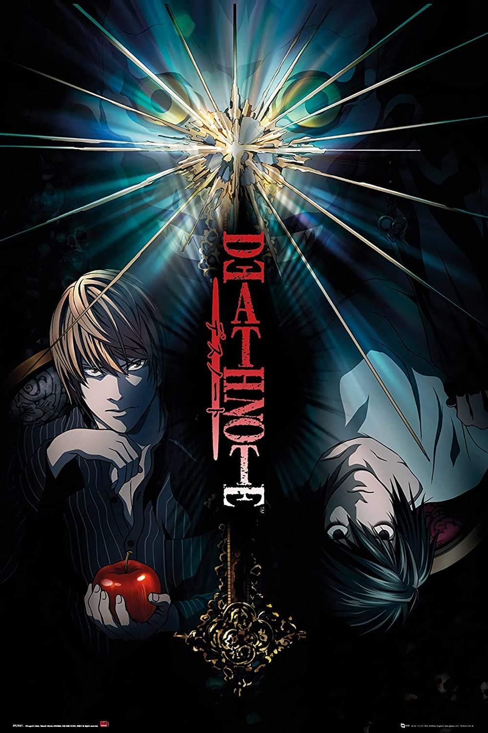 YEAHTOPE FatCat Wall Graphics Christ-EZ Death Note - Manga/Anime TV Show Poster/Print (Duo - Light vs. L) - Matte Poster Frameless Gift 12 x 18 inch(30cm x 46cm)-S-GZ099
