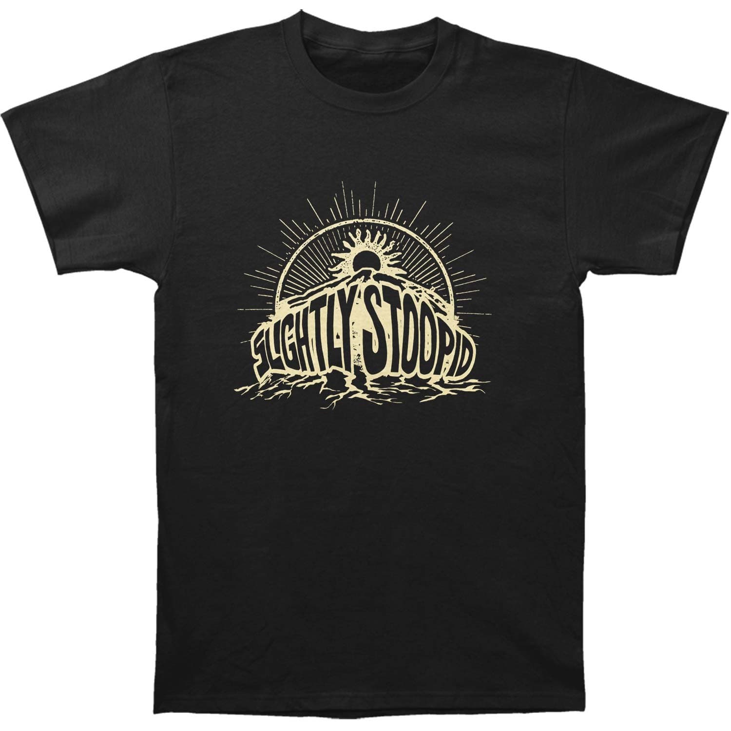 Slightly Stoopid Men's Uprising Slim Fit T-Shirt Black