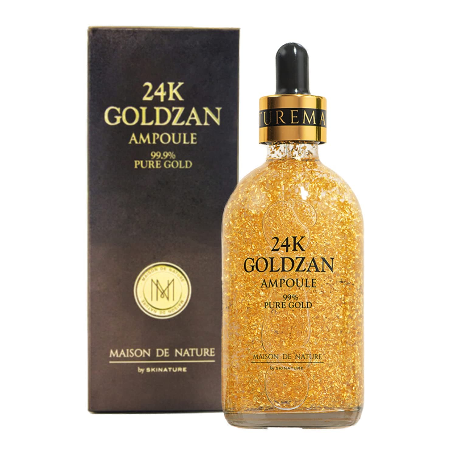 24k Goldzan Ampoule 100ml / 3.38 fl. oz. Contains 50mg of 99.9% Pure Gold Ampoule