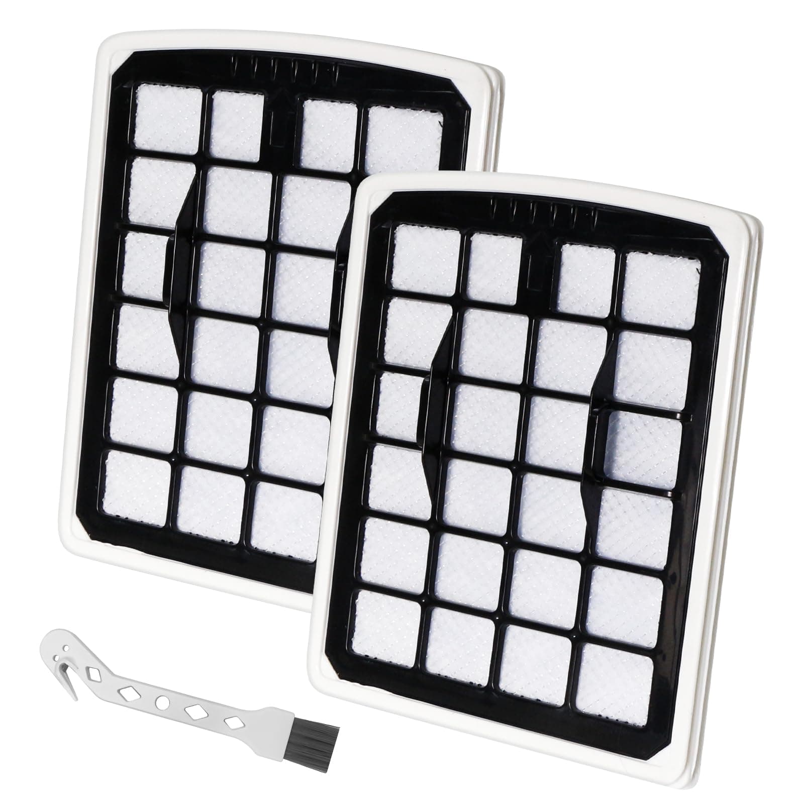 HEPA Filter for Eureka NF Apollo Vacuum Cleaner Accessories, Durable and Washable (2 Pre-Filters, 1 Cleaning Brush)