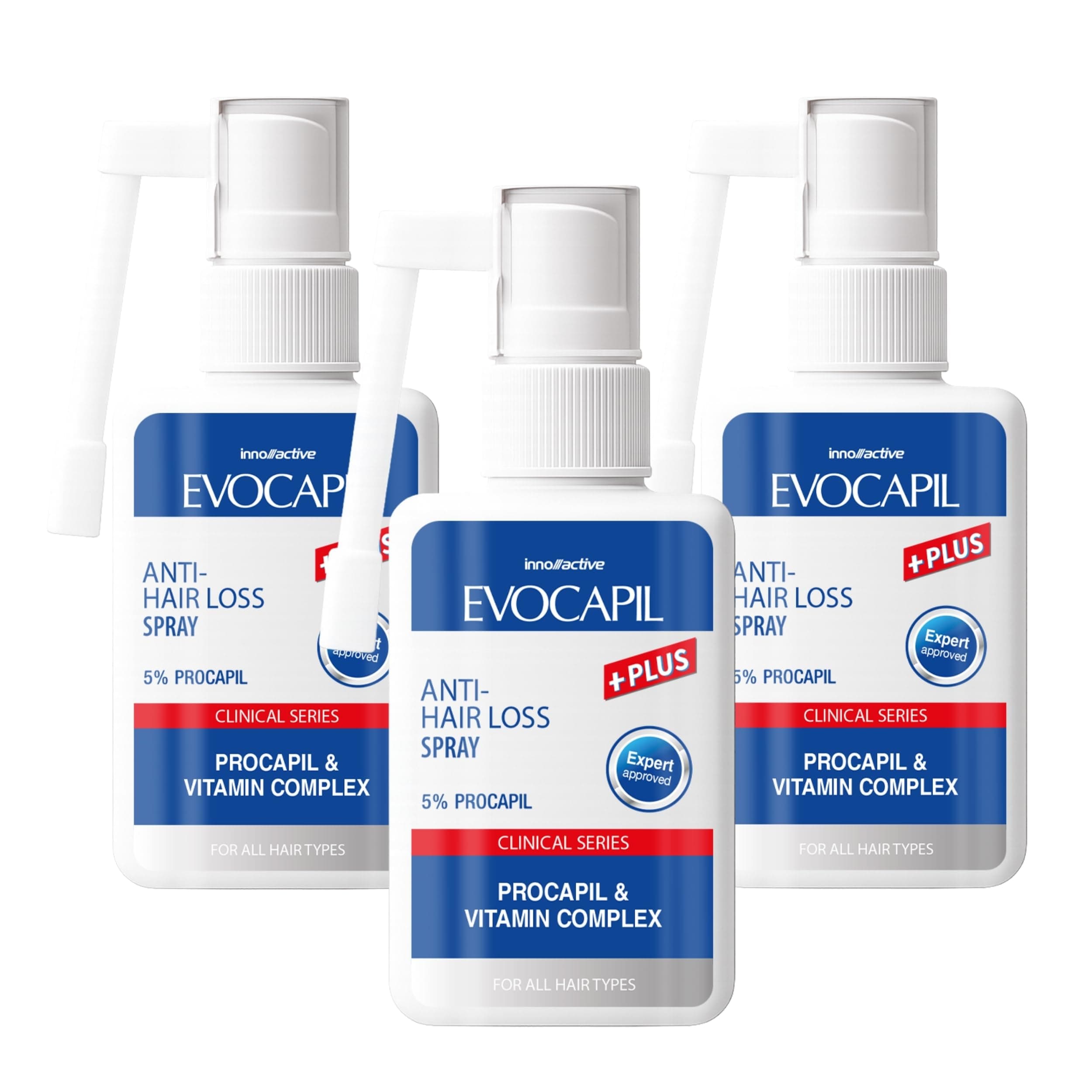 Plus Anti Hair Loss Scalp Spray – 5% Procapil & Vitamin Complex – Rosemary, Peppermint & Hydrolysed Keratin – Leave-In Growth Support