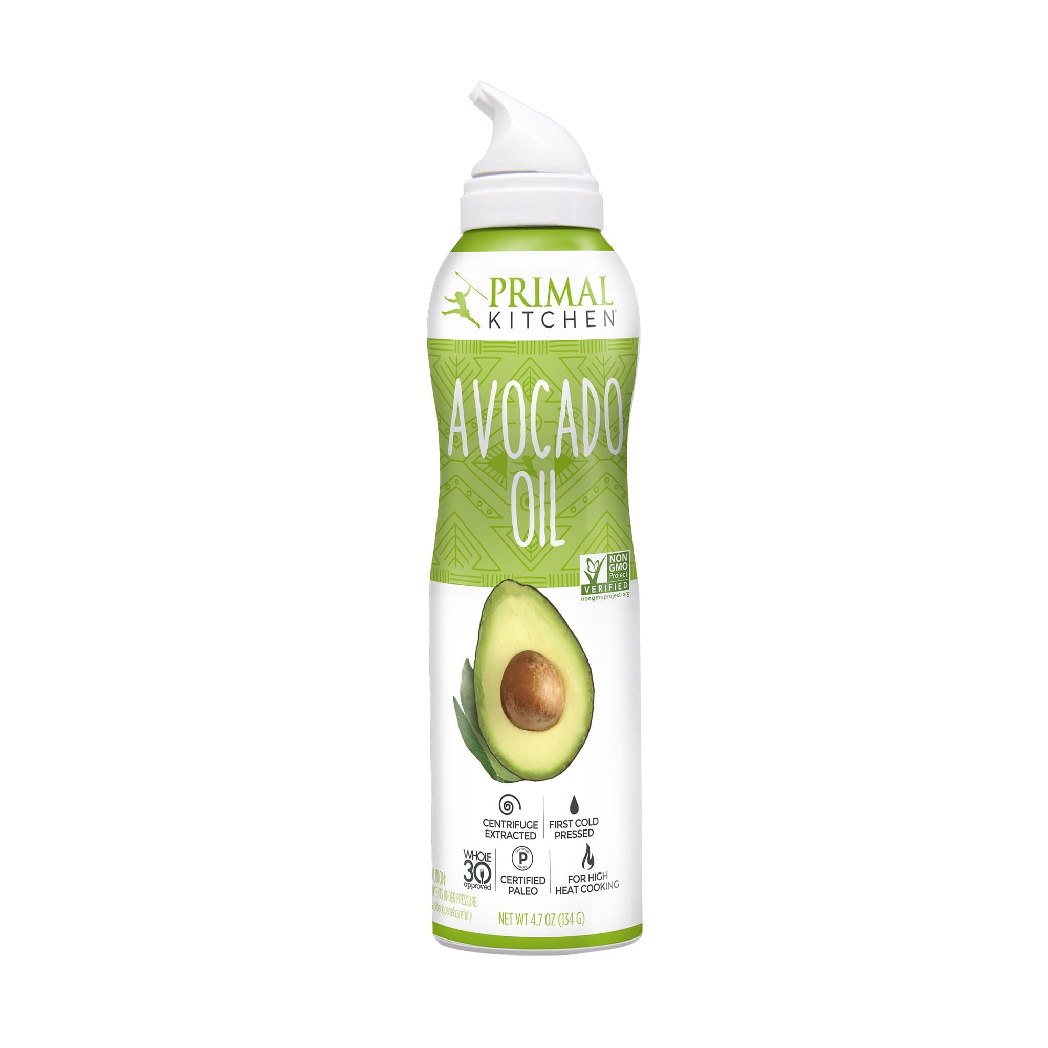 Primal Kitchen Avocado Oil Spray, Whole30 Approved, Certified Paleo, and Keto Certified, 4.7 Fluid Ounces, Pack of 6