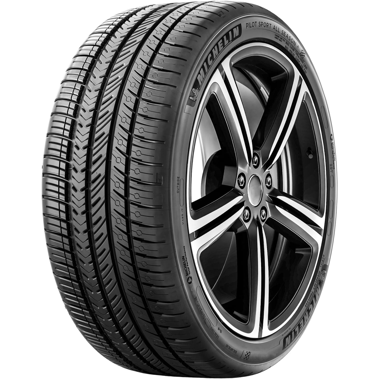 MICHELIN Pilot Sport All Season 4 Performance Tire 225/50ZR17/XL 98Y