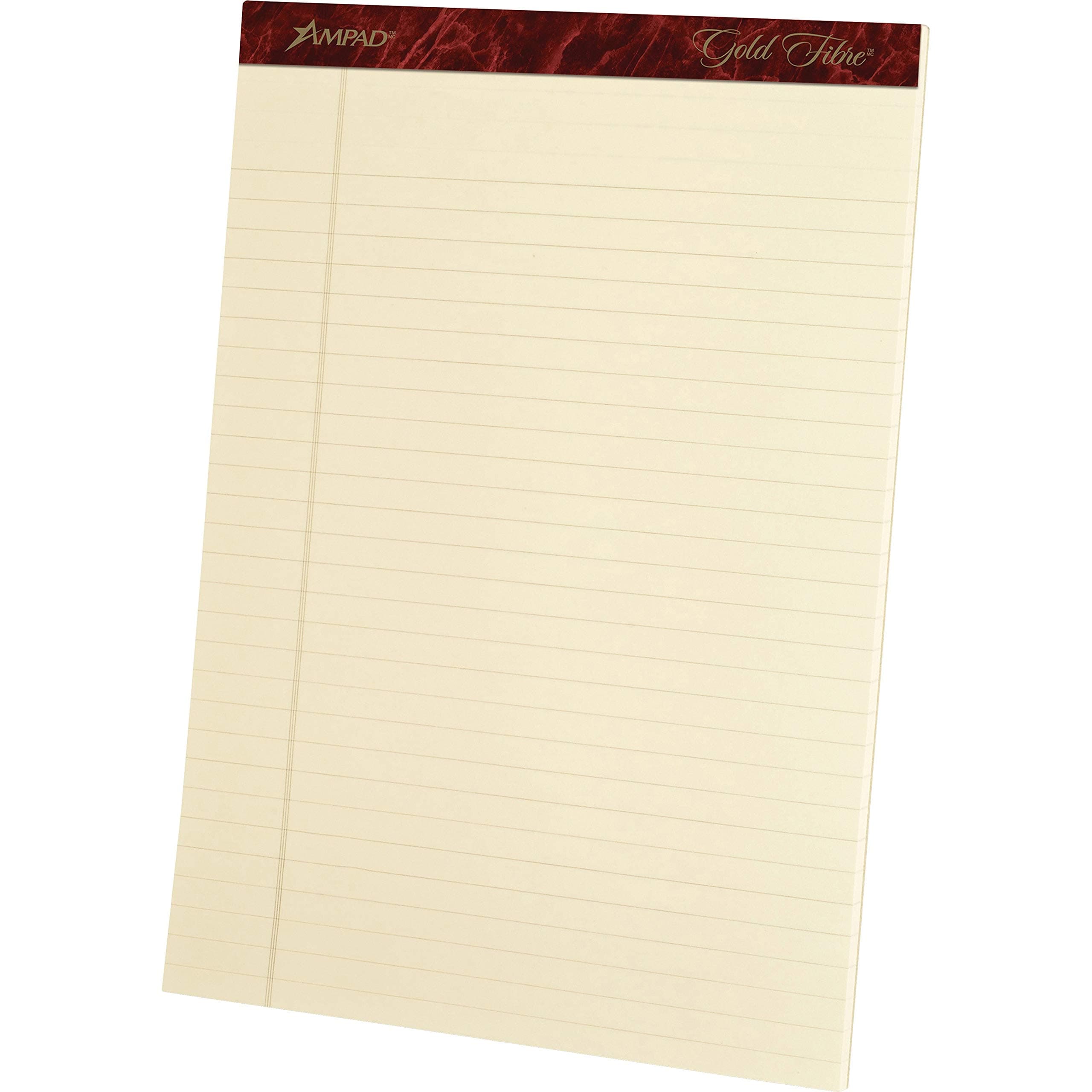 AmpadHeavyweight Writing Pad, 8.5 x 11.75 Inches, Ivory, 50-Sheet Pad (4 Pads per Pack) (20-011)