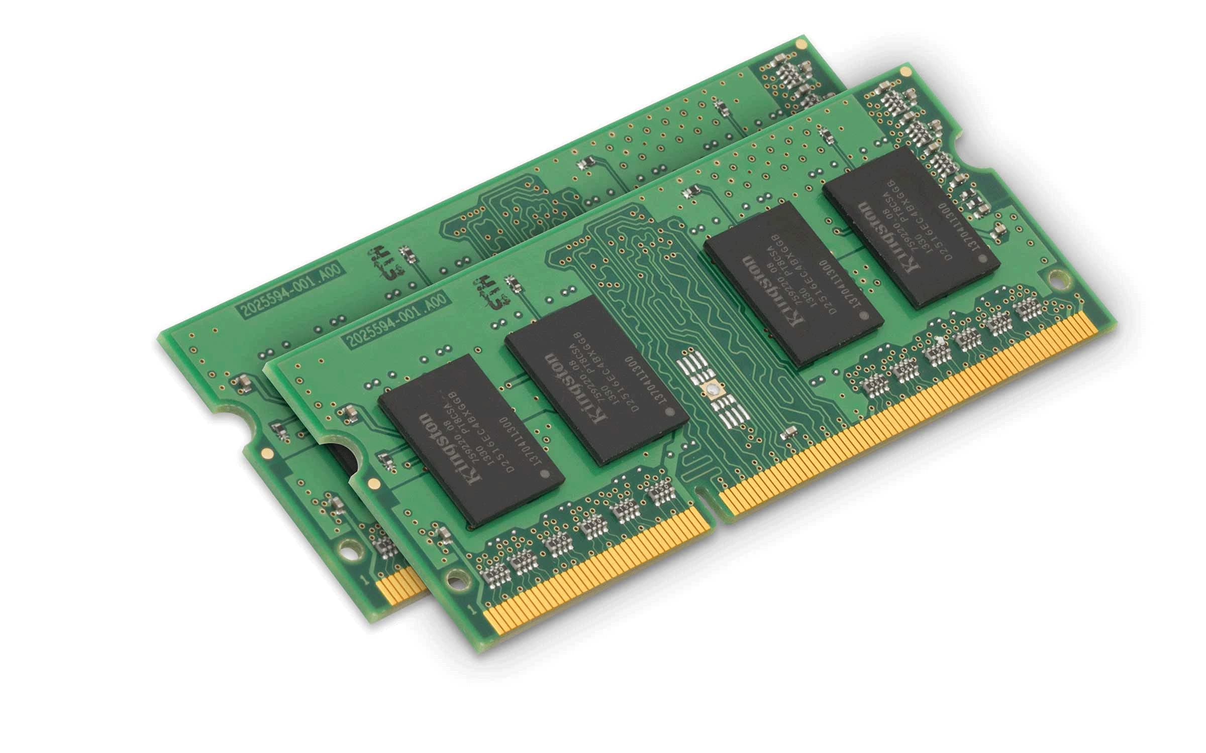 Kingston Technology 16GB Kit of 2 (2 x 8GB) DDR3 1600MHz Non-ECC CL11 SODIMM 1.35V Laptop Memory KVR16LS11K2/16