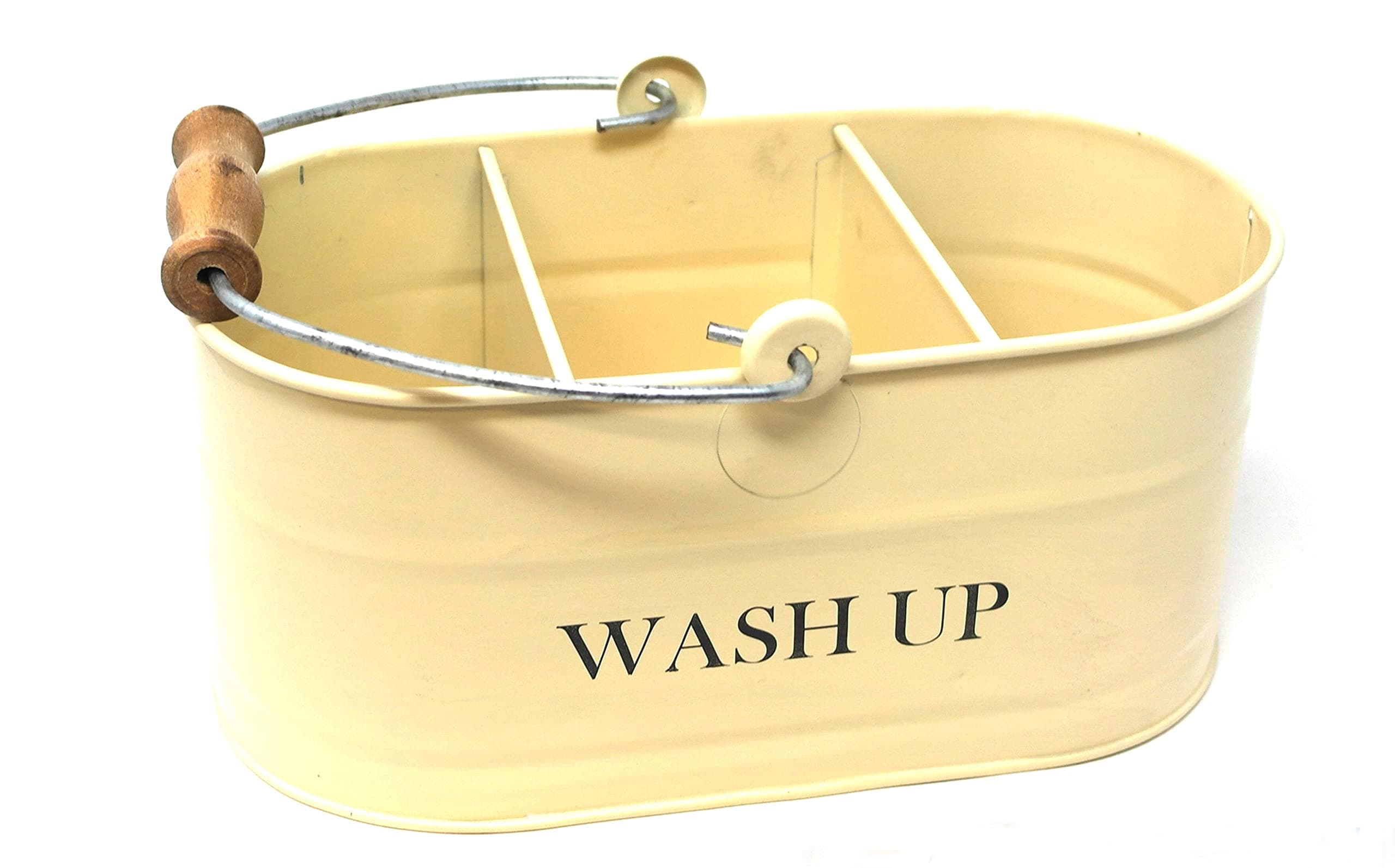 Kitchen Sink Enamel Washing up Sink Tidy - Shabby Chic Vintage Style by Thorness