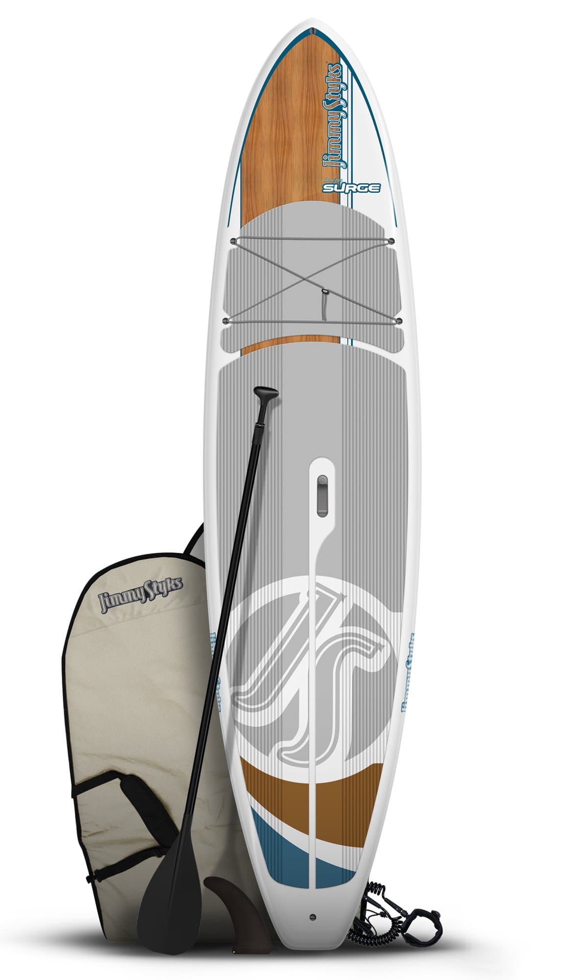 JimmyStyks Surge Paddleboard, Grey/Brown, 11'4"