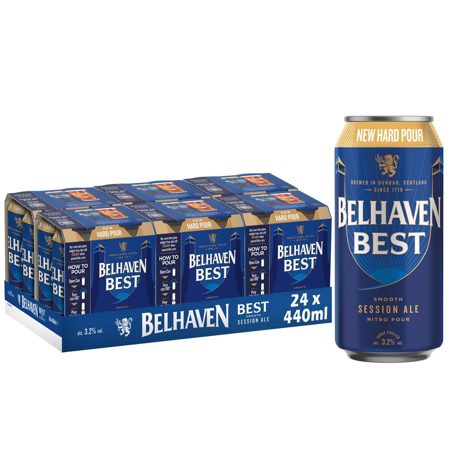 Best Scottish Ale 440ml Cans – 24 Pack | Smooth & Creamy Beer with Malty Sweetness | Traditional Scottish Session Ale